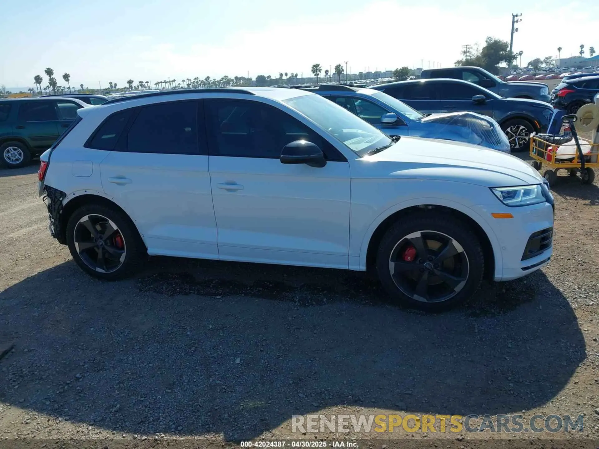 14 fotografías del automóvil dañado WA1C4AFY4K2131017 AUDI SQ5 2019
