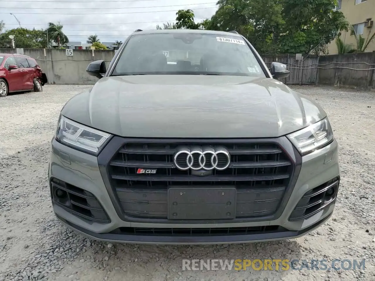 5 fotografías del automóvil dañado WA1C4AFY8K2059500 AUDI SQ5 2019