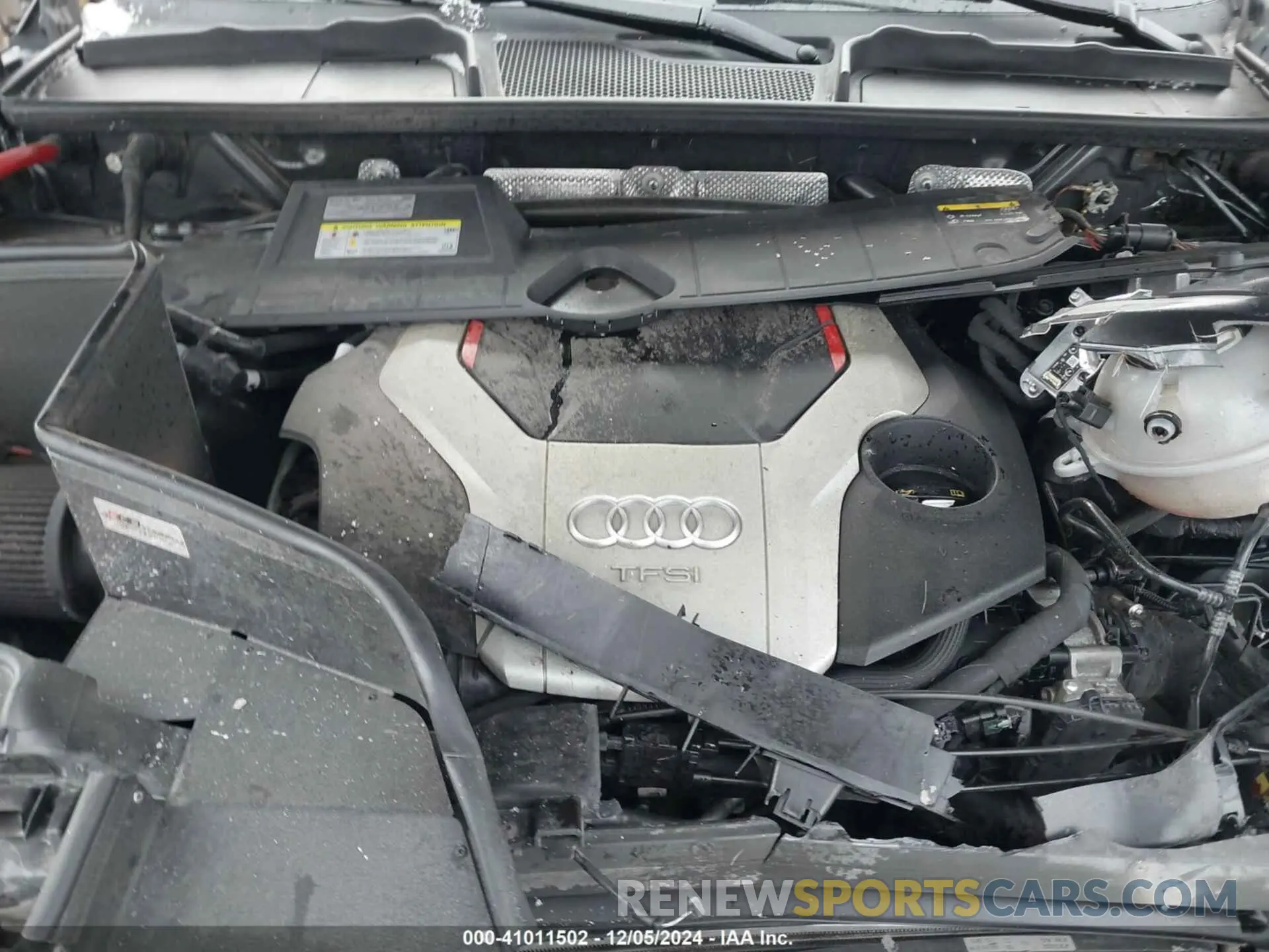 10 fotografías del automóvil dañado WA1C4AFY9K2004831 AUDI SQ5 2019