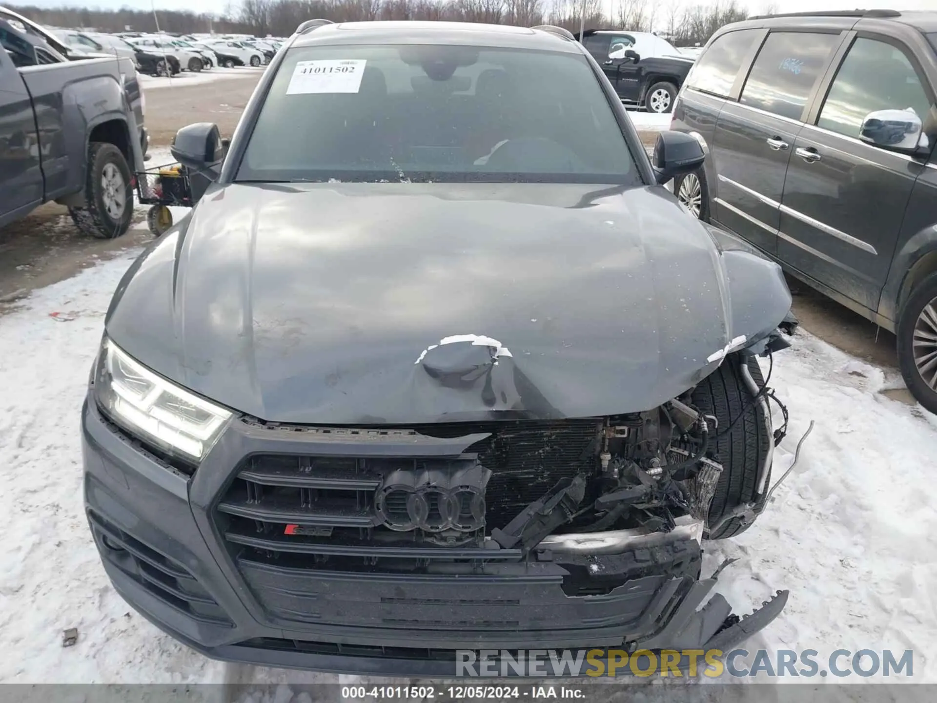 12 fotografías del automóvil dañado WA1C4AFY9K2004831 AUDI SQ5 2019