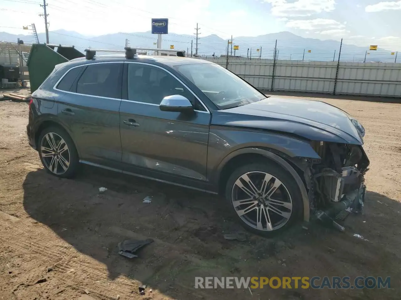 4 fotografías del automóvil dañado WA1A4AFY9L2001730 AUDI SQ5 2020