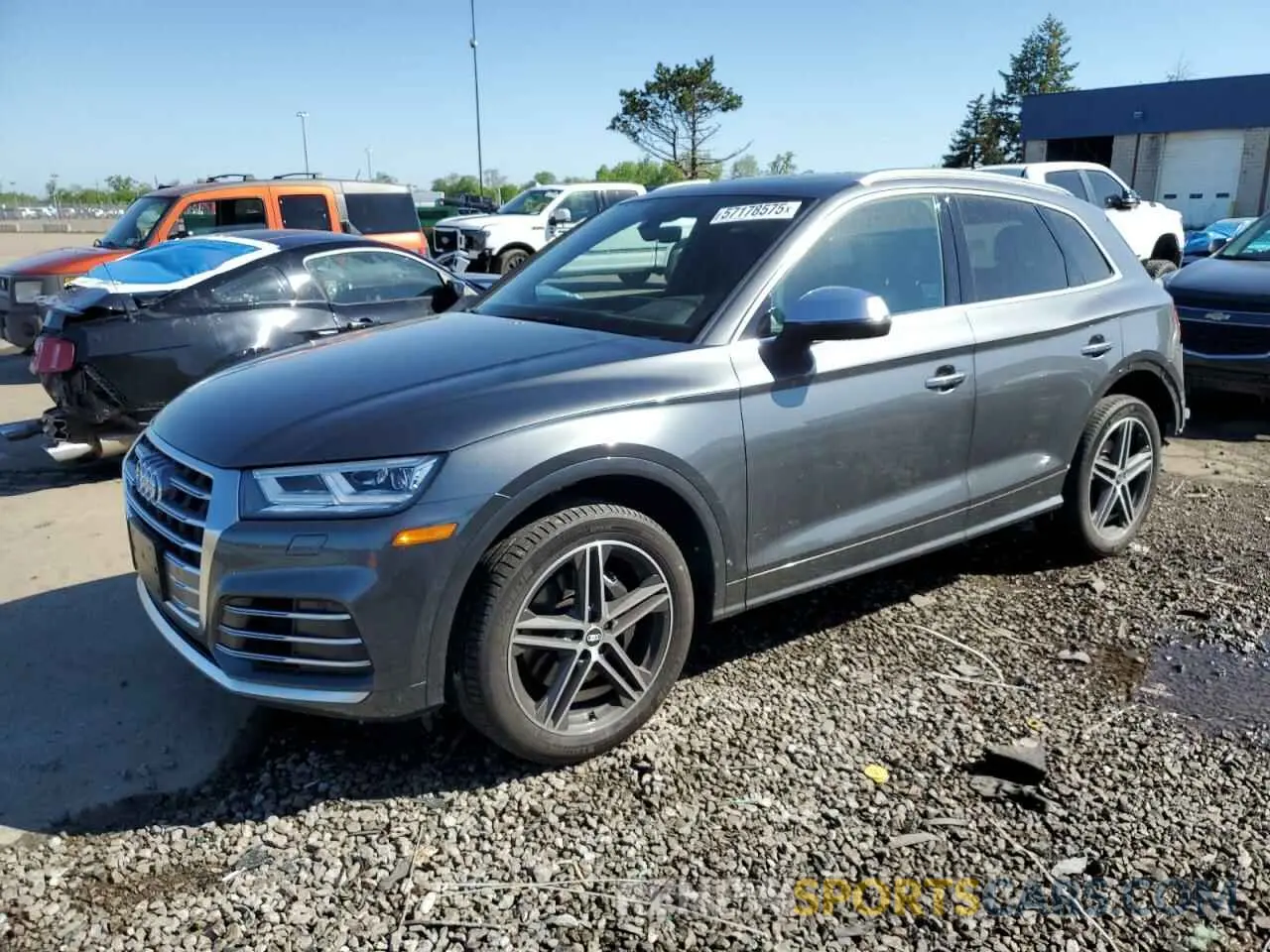 1 fotografías del automóvil dañado WA1B4AFY0L2123400 AUDI SQ5 2020