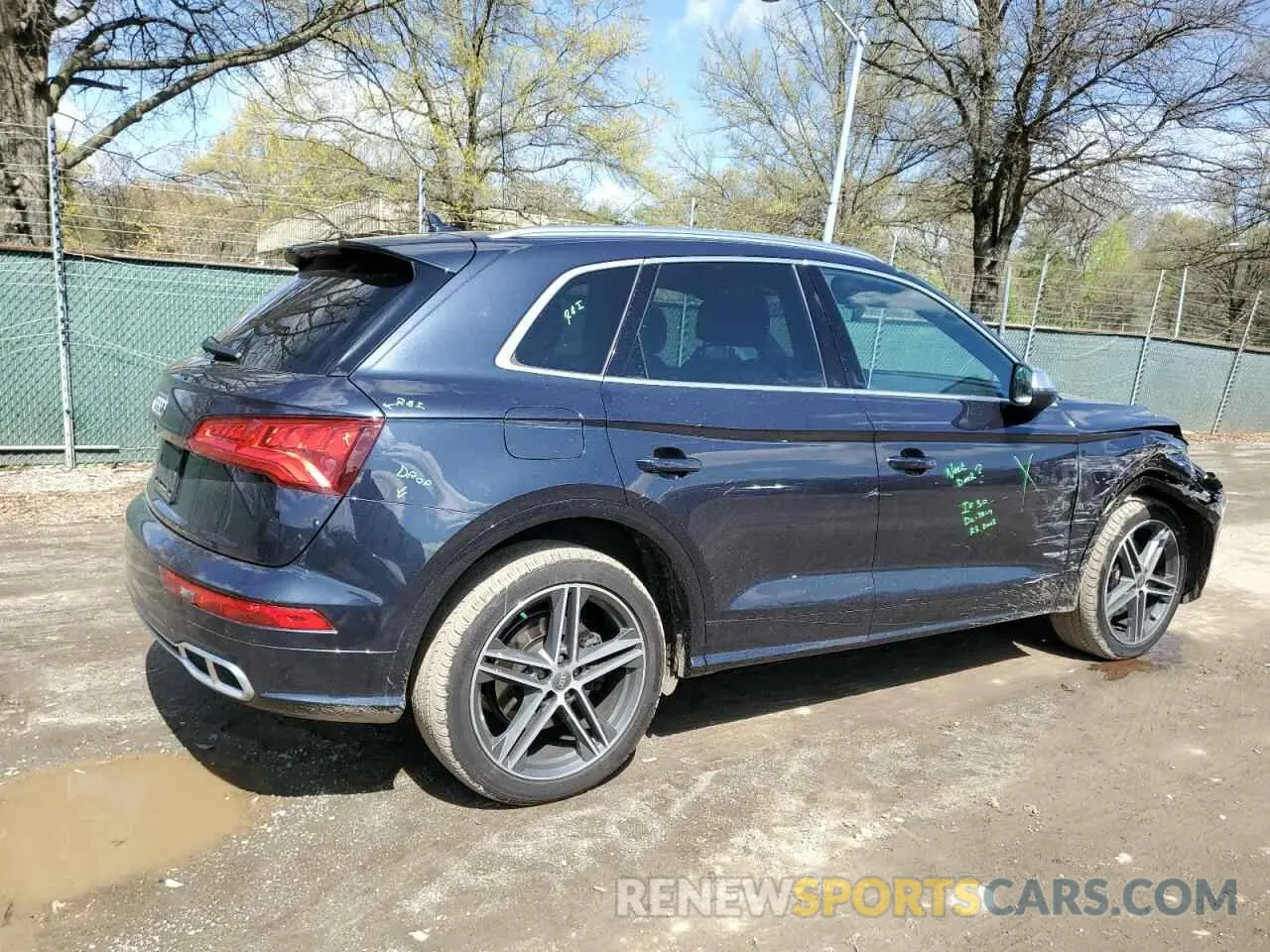 3 fotografías del automóvil dañado WA1B4AFY3L2016244 AUDI SQ5 2020