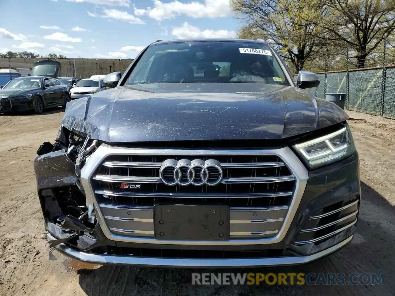 5 fotografías del automóvil dañado WA1B4AFY3L2016244 AUDI SQ5 2020