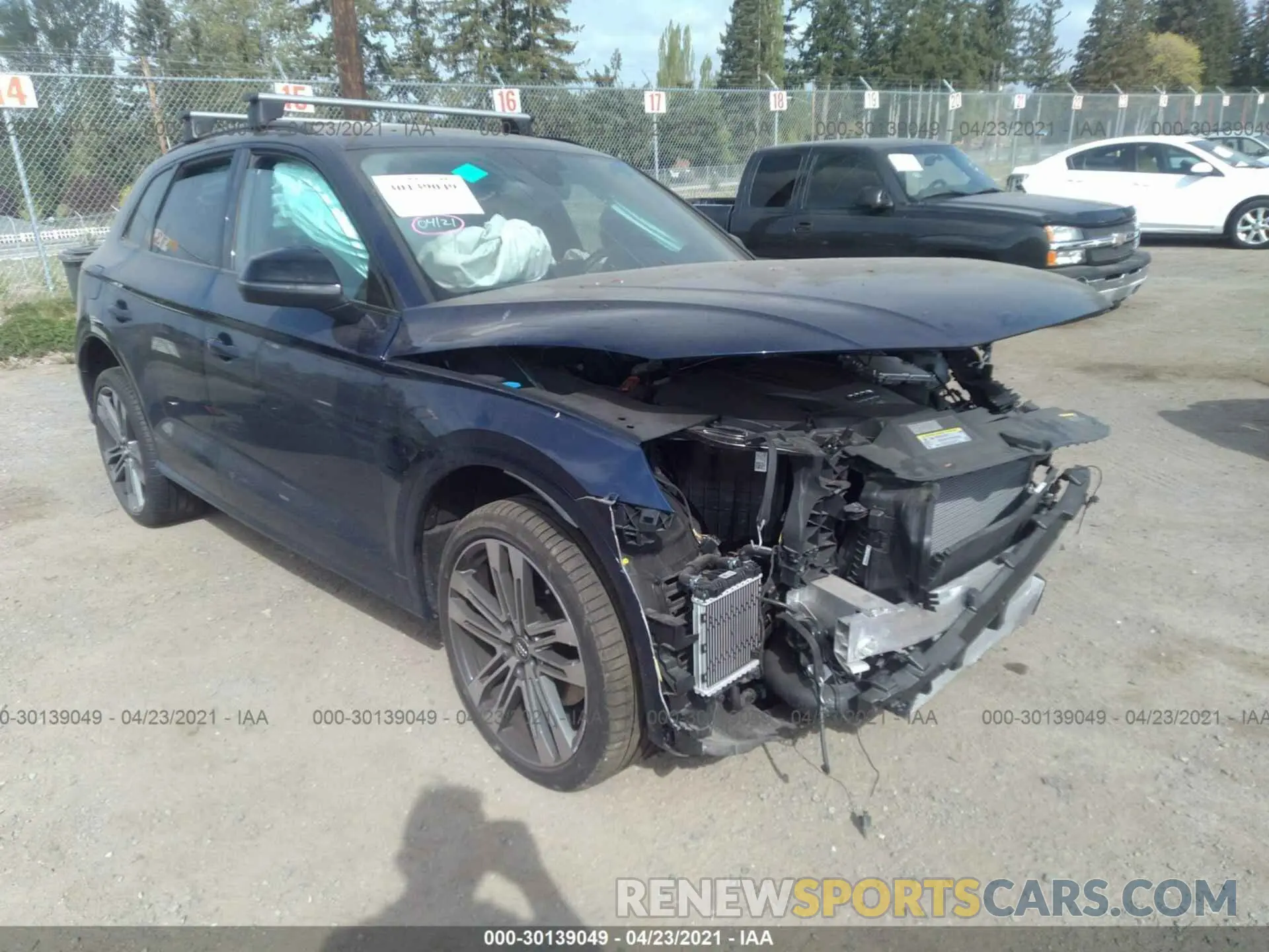 1 fotografías del automóvil dañado WA1B4AFY4L2063394 AUDI SQ5 2020
