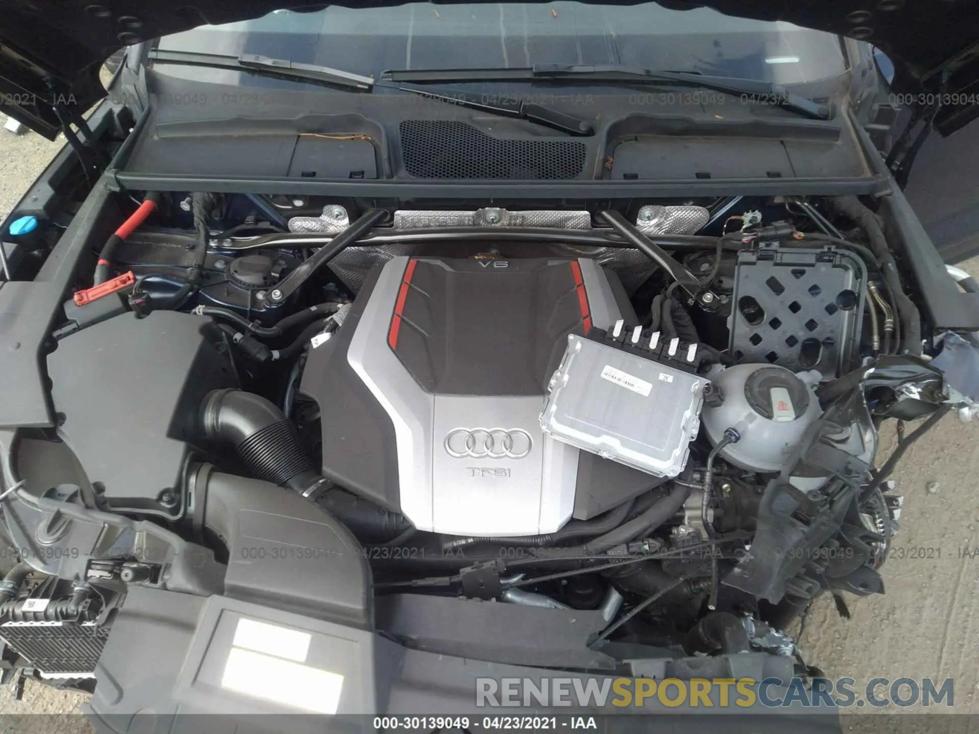 10 fotografías del automóvil dañado WA1B4AFY4L2063394 AUDI SQ5 2020