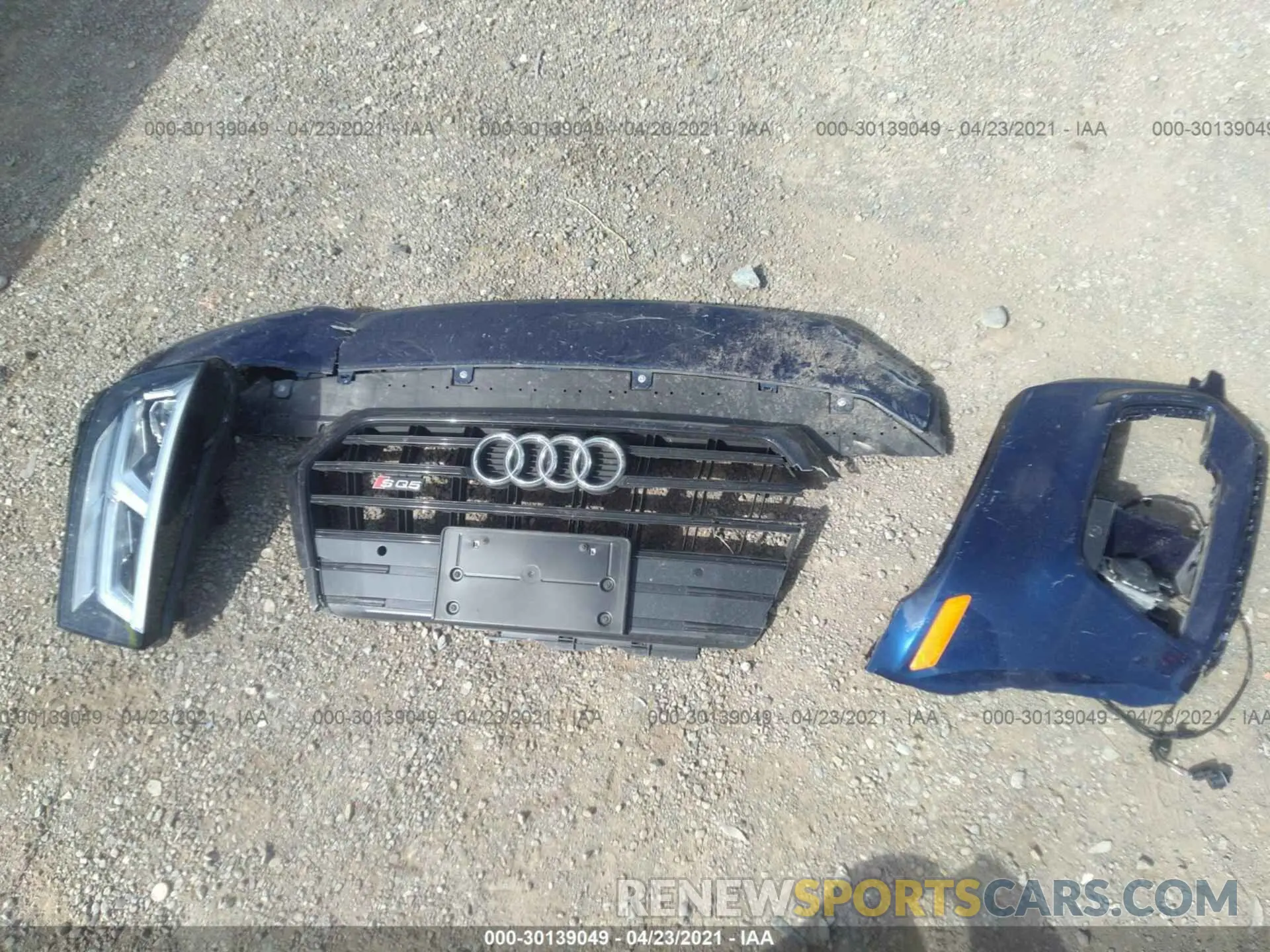 11 fotografías del automóvil dañado WA1B4AFY4L2063394 AUDI SQ5 2020