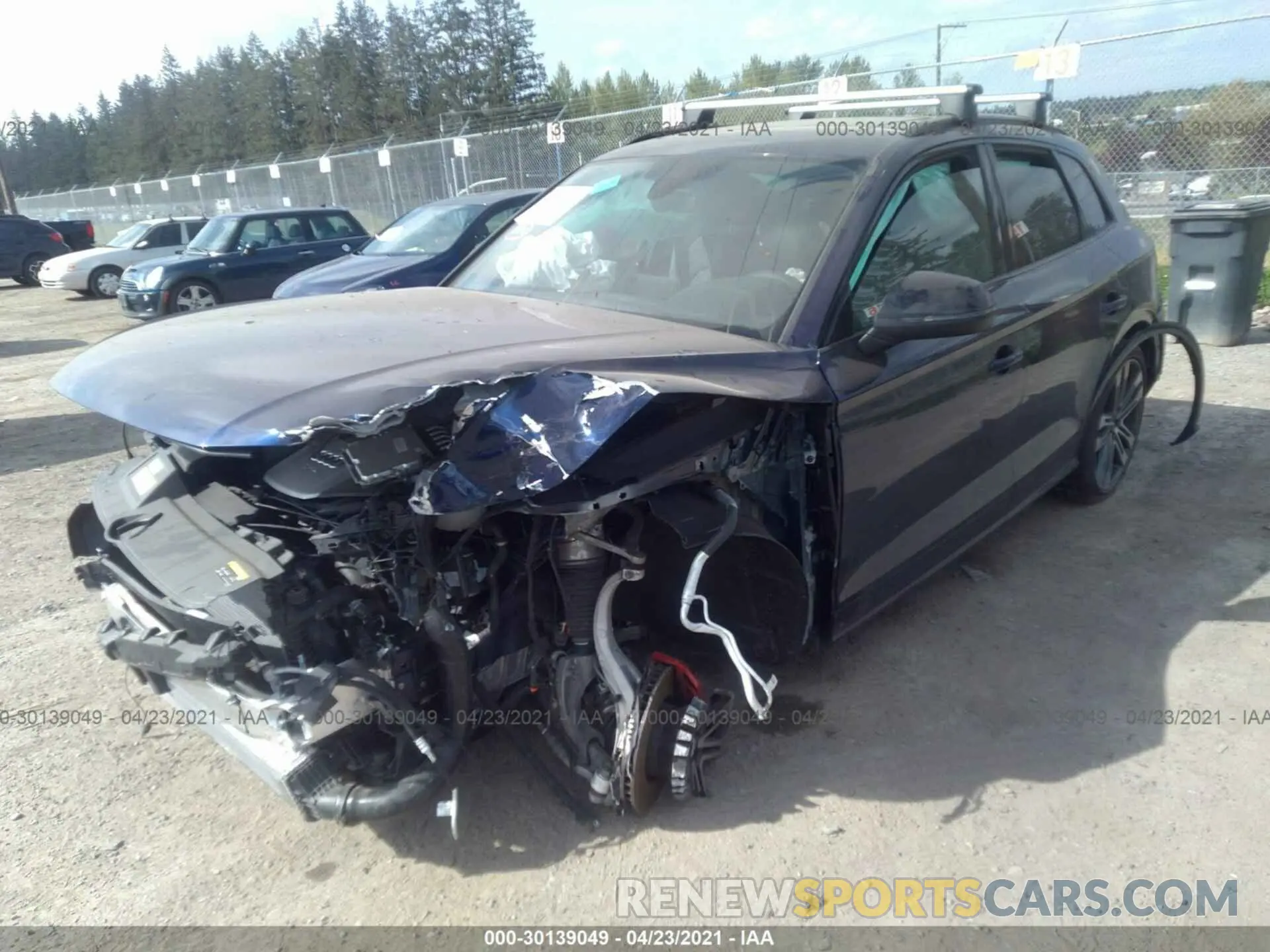 2 fotografías del automóvil dañado WA1B4AFY4L2063394 AUDI SQ5 2020
