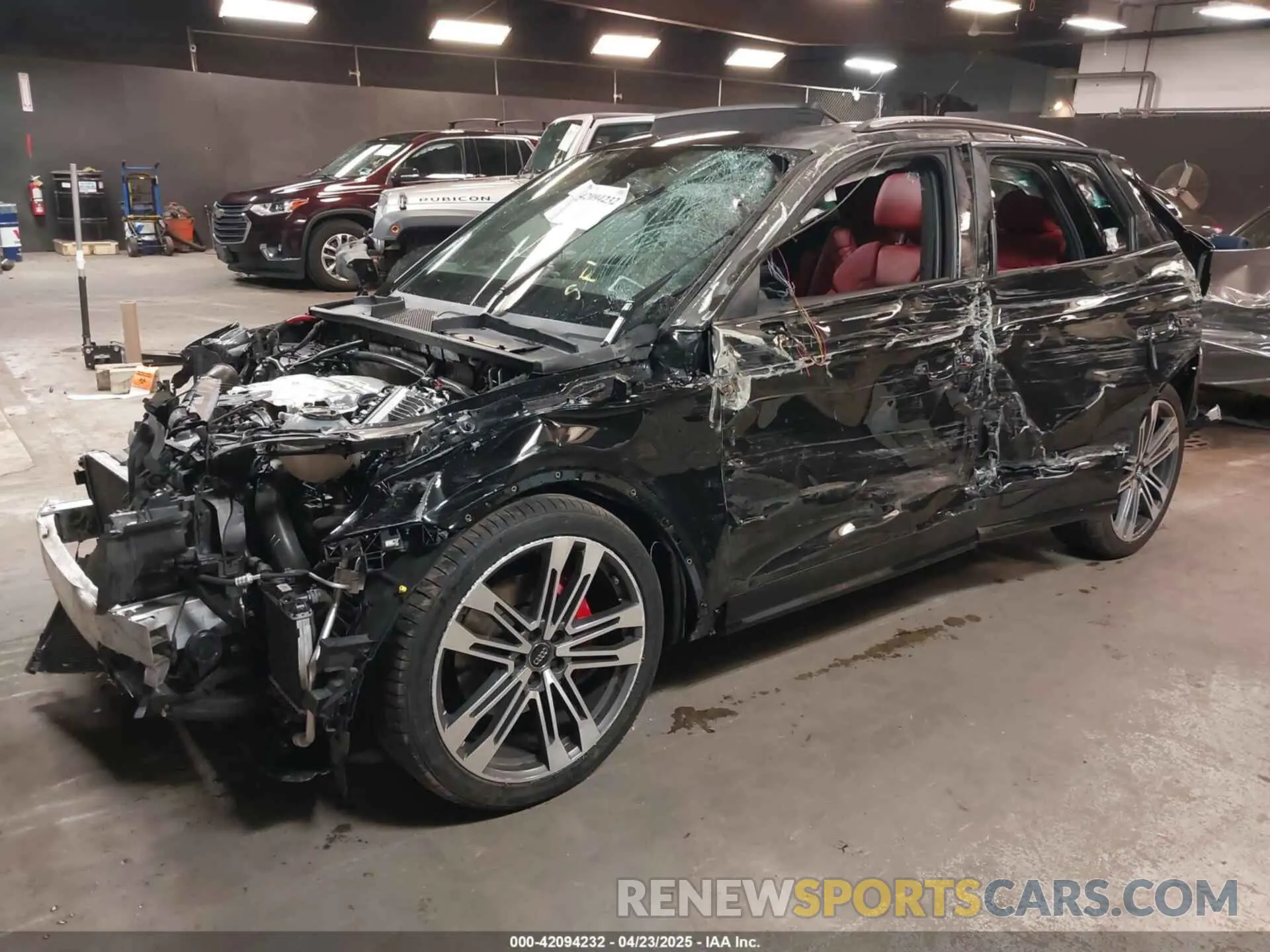 2 fotografías del automóvil dañado WA1B4AFY4L2114313 AUDI SQ5 2020