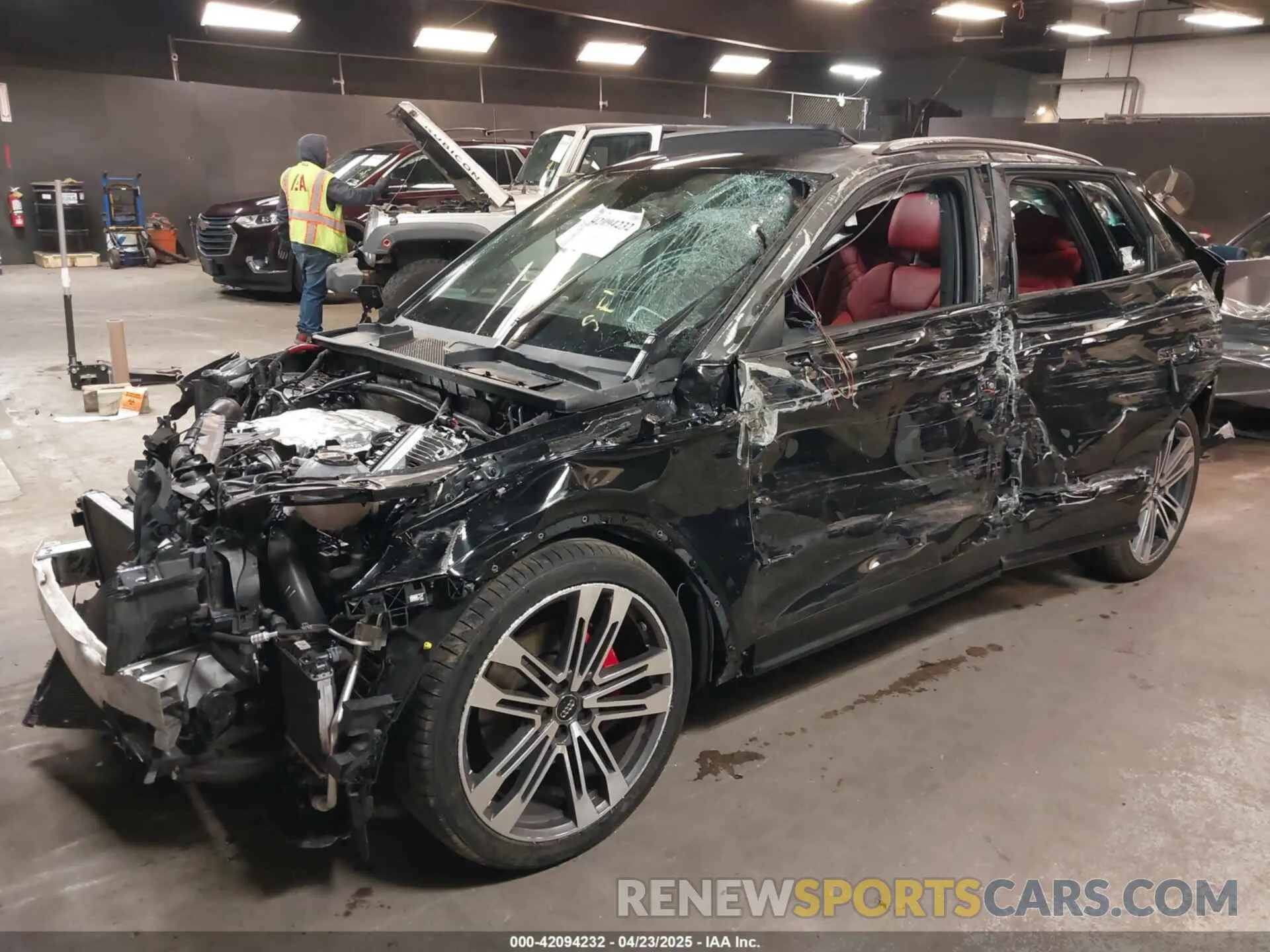 6 fotografías del automóvil dañado WA1B4AFY4L2114313 AUDI SQ5 2020