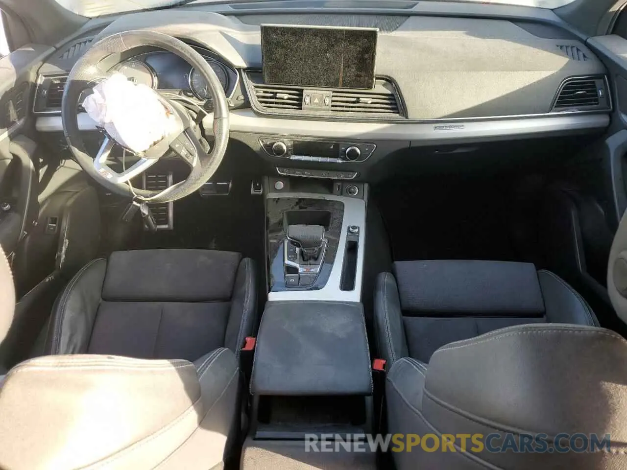 8 fotografías del automóvil dañado WA1A4AFY5M2068939 AUDI SQ5 2021