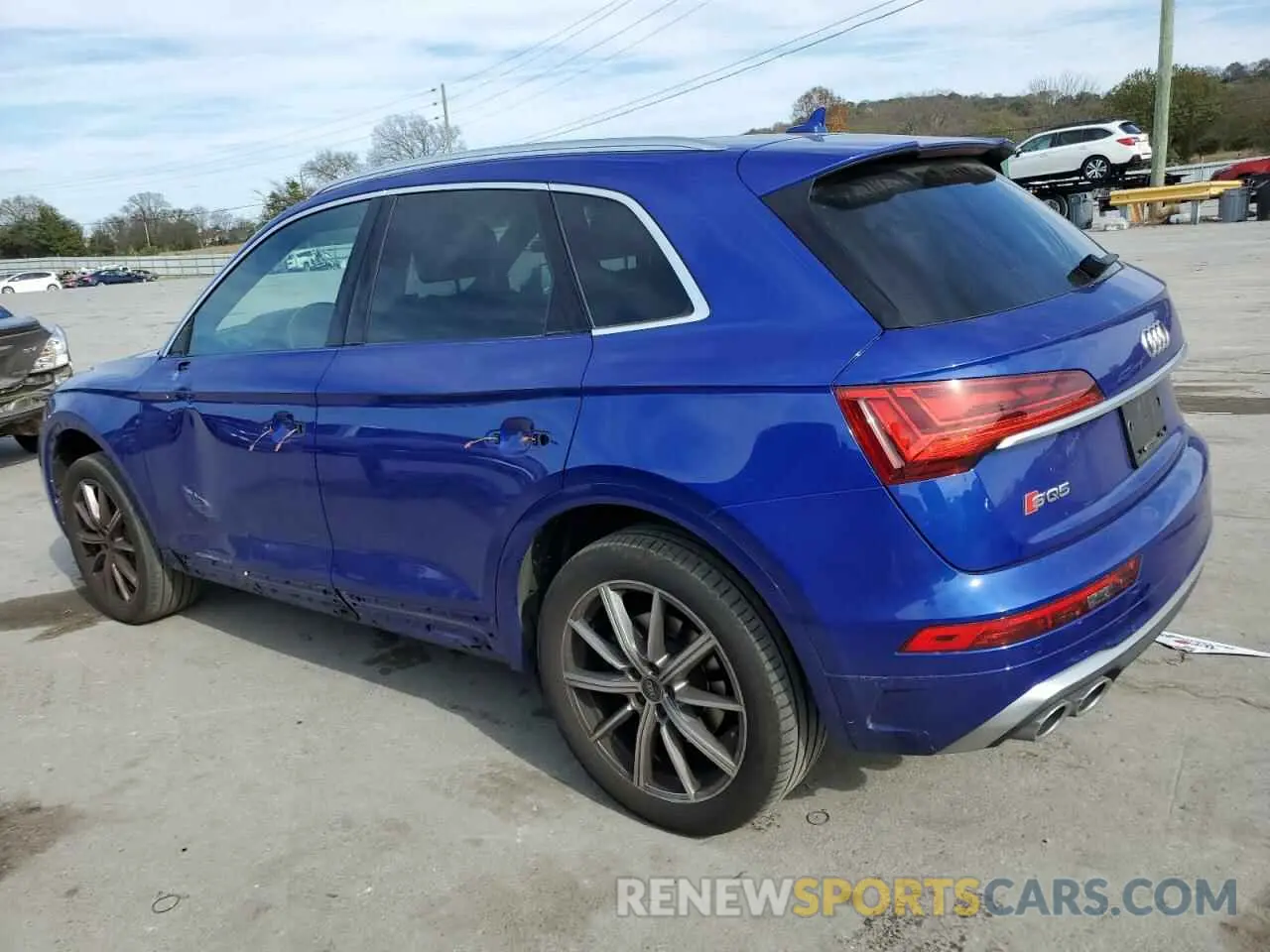 2 fotografías del automóvil dañado WA1A4AFYXM2050467 AUDI SQ5 2021