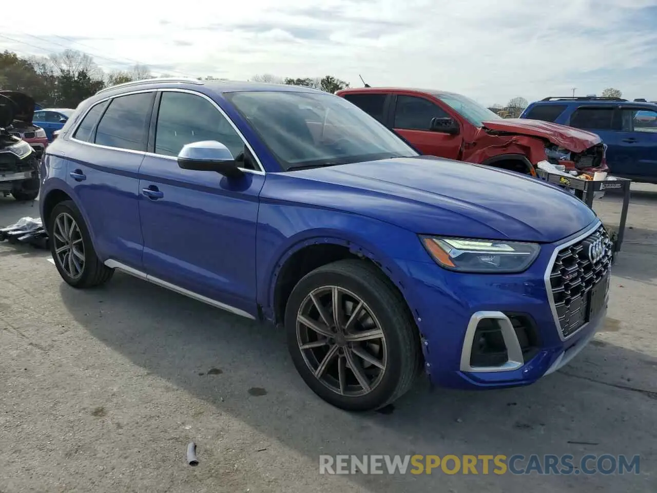 4 fotografías del automóvil dañado WA1A4AFYXM2050467 AUDI SQ5 2021