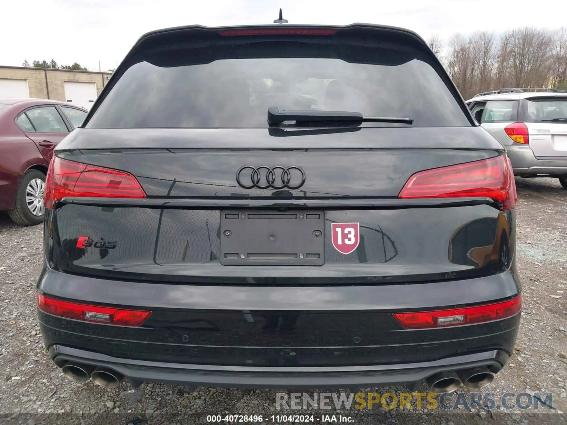 17 fotografías del automóvil dañado WA1B4AFY2M2096640 AUDI SQ5 2021