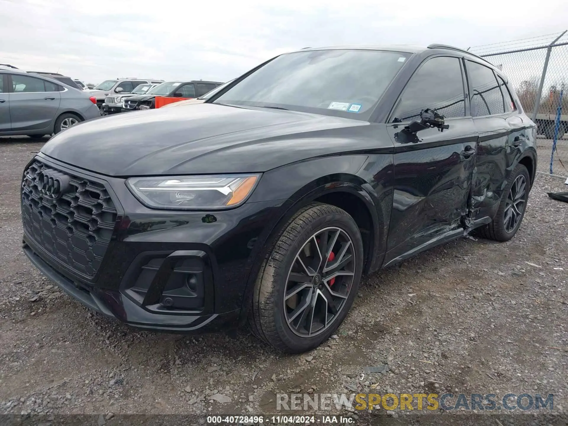 2 fotografías del automóvil dañado WA1B4AFY2M2096640 AUDI SQ5 2021