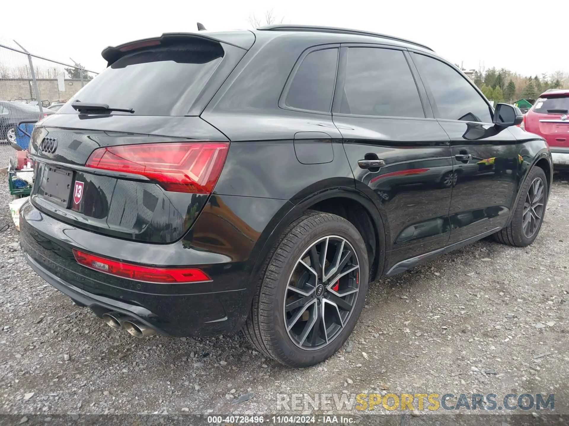 4 fotografías del automóvil dañado WA1B4AFY2M2096640 AUDI SQ5 2021