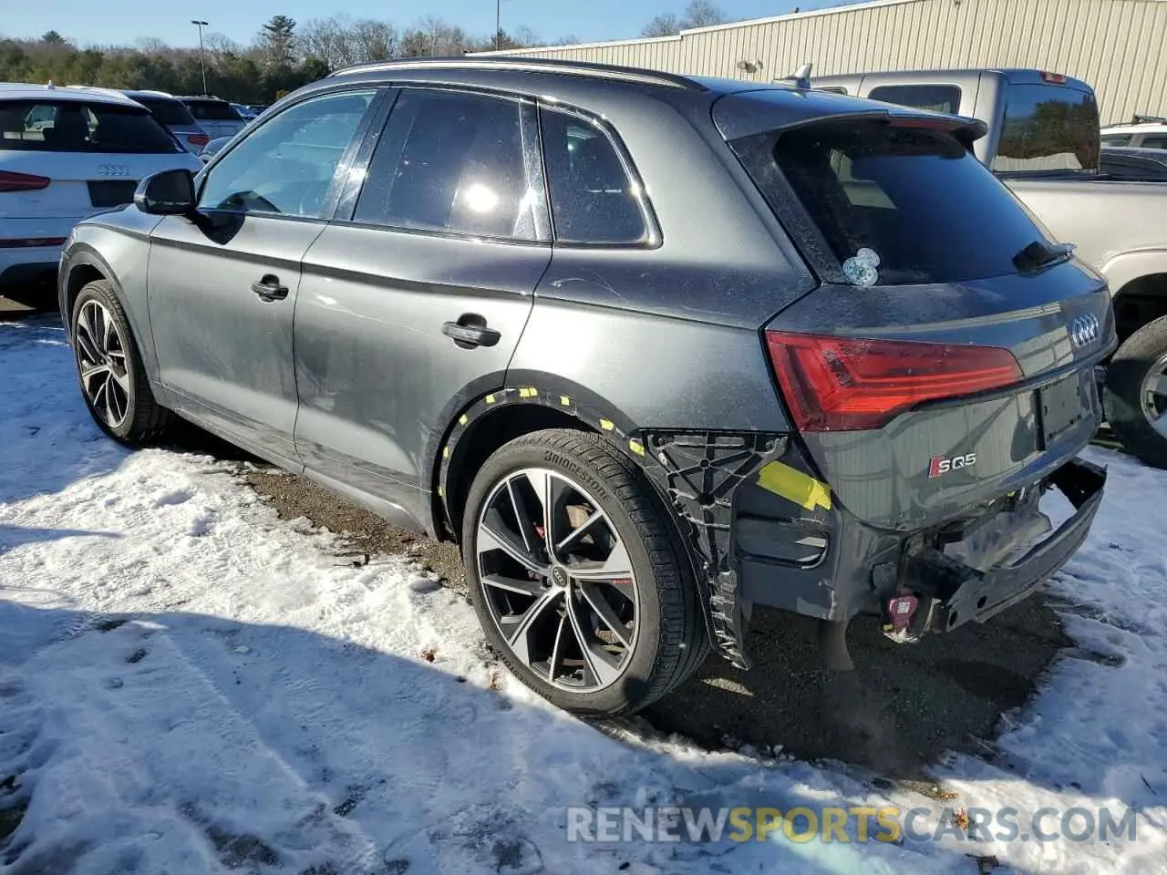 2 fotografías del automóvil dañado WA1B4AFY8M2053906 AUDI SQ5 2021
