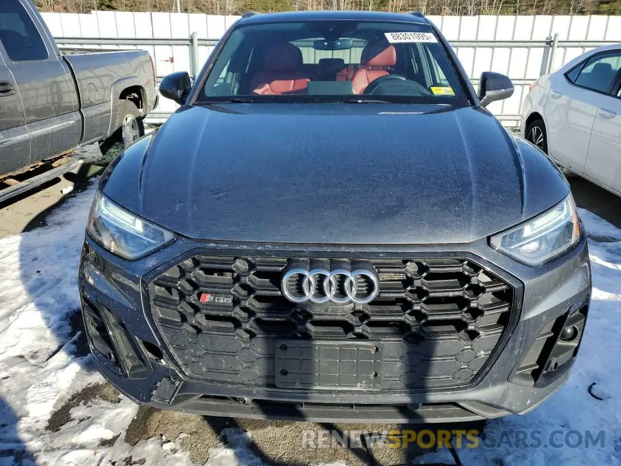 5 fotografías del automóvil dañado WA1B4AFY8M2053906 AUDI SQ5 2021