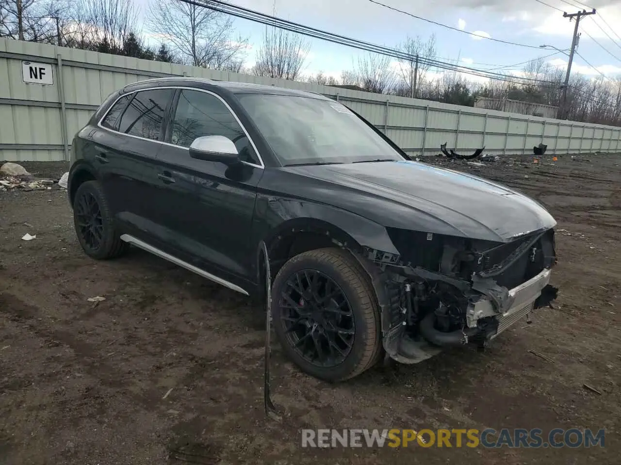 4 fotografías del automóvil dañado WA1B4AFY9M2022325 AUDI SQ5 2021