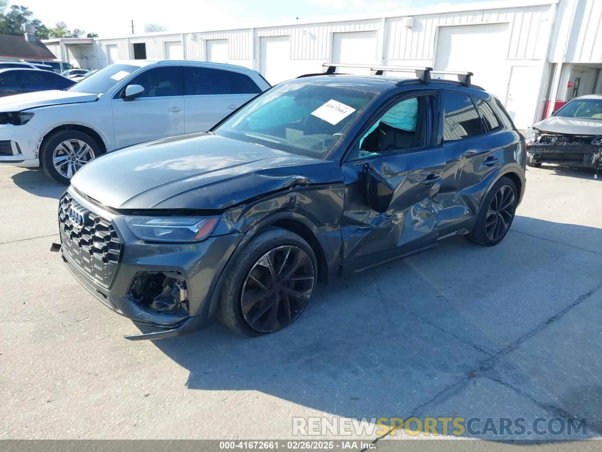 2 fotografías del automóvil dañado WA1B4AFYXM2018610 AUDI SQ5 2021