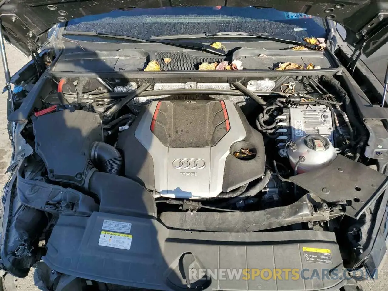 12 fotografías del automóvil dañado WA1B4AFYXM2019563 AUDI SQ5 2021