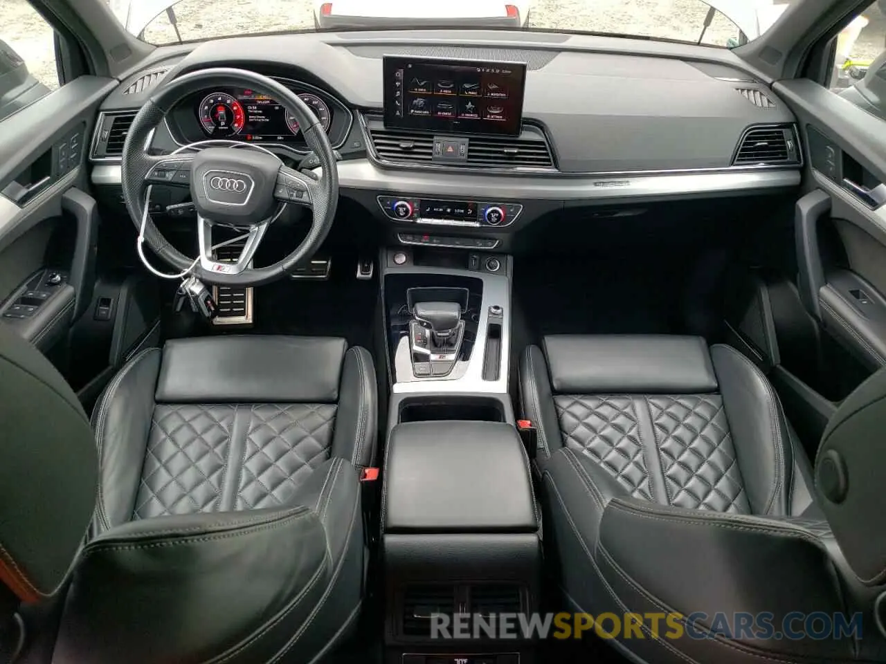 8 fotografías del automóvil dañado WA1B4AFYXM2139721 AUDI SQ5 2021