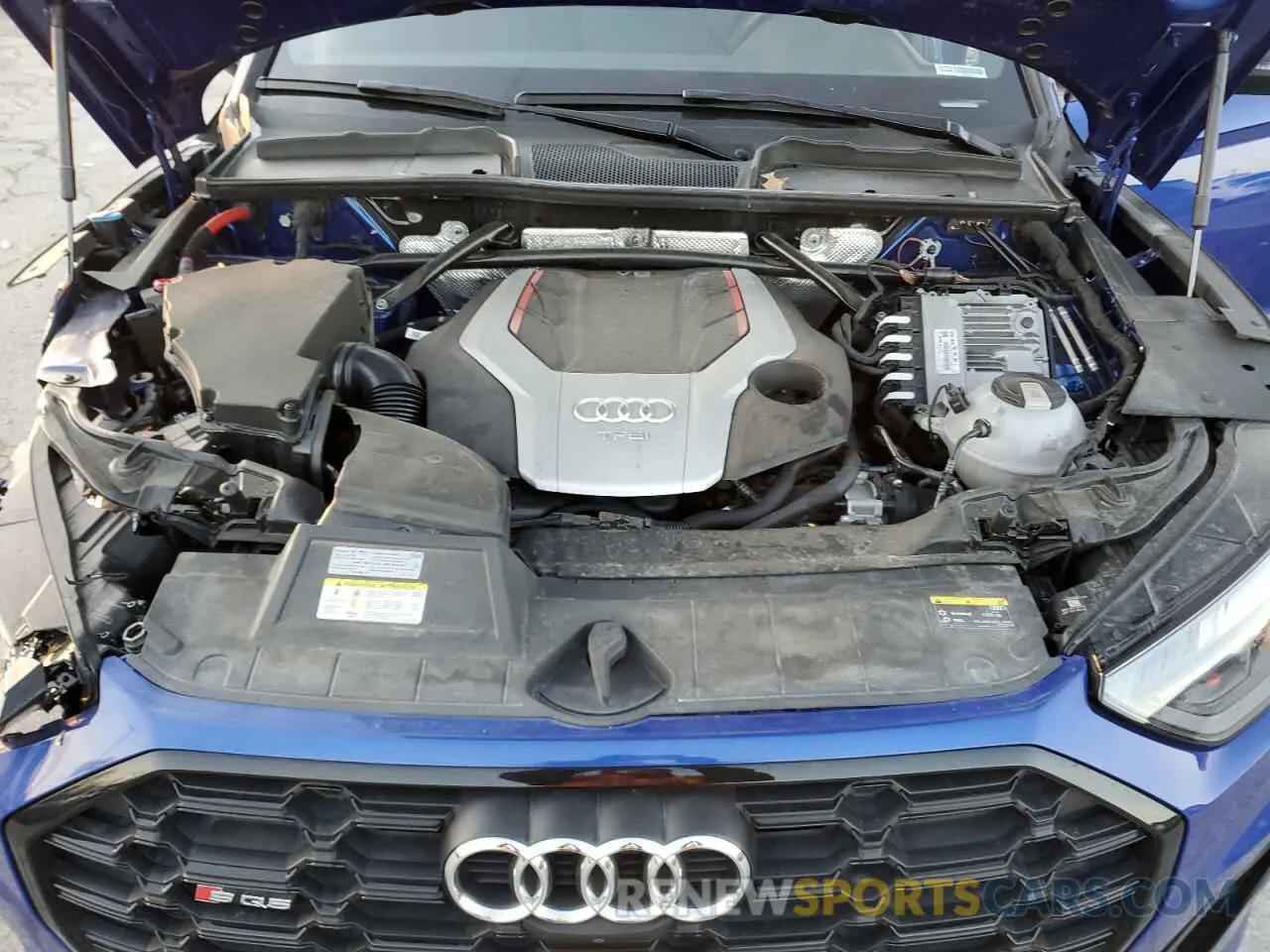 12 fotografías del automóvil dañado WA1B4BFY4M2096922 AUDI SQ5 2021