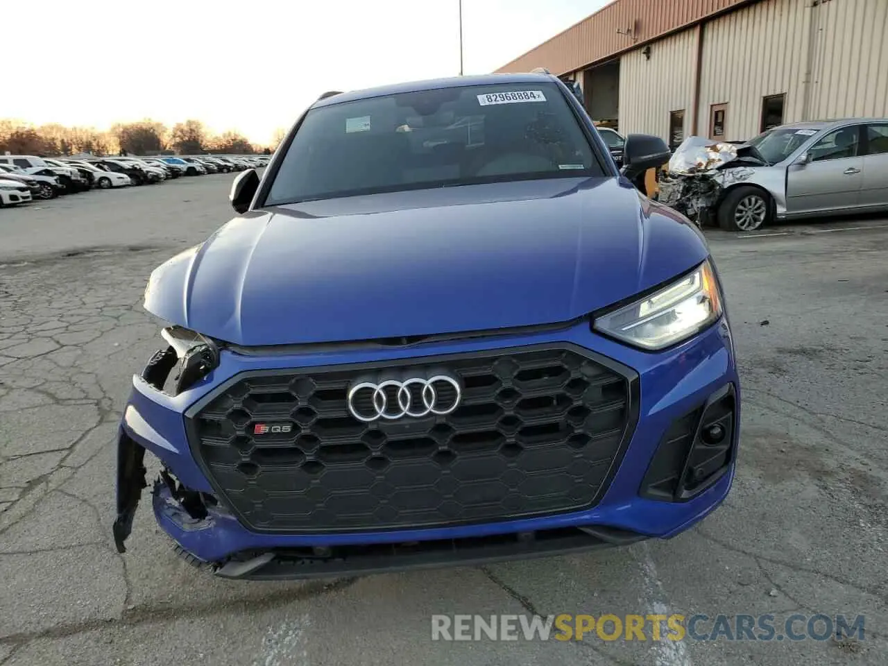5 fotografías del automóvil dañado WA1B4BFY4M2096922 AUDI SQ5 2021