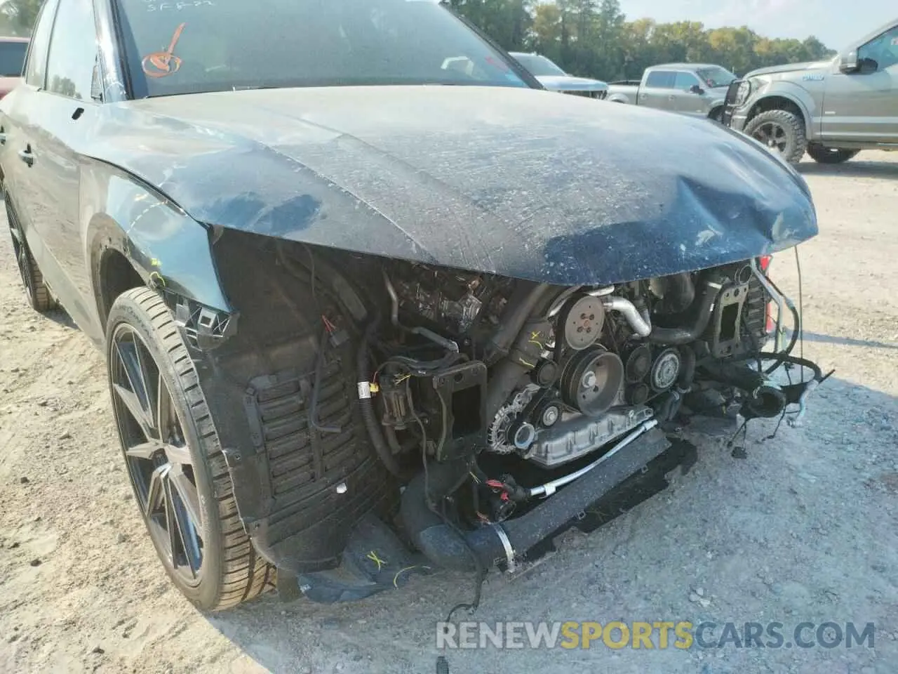 9 fotografías del automóvil dañado WA1C4AFY2M2008741 AUDI SQ5 2021