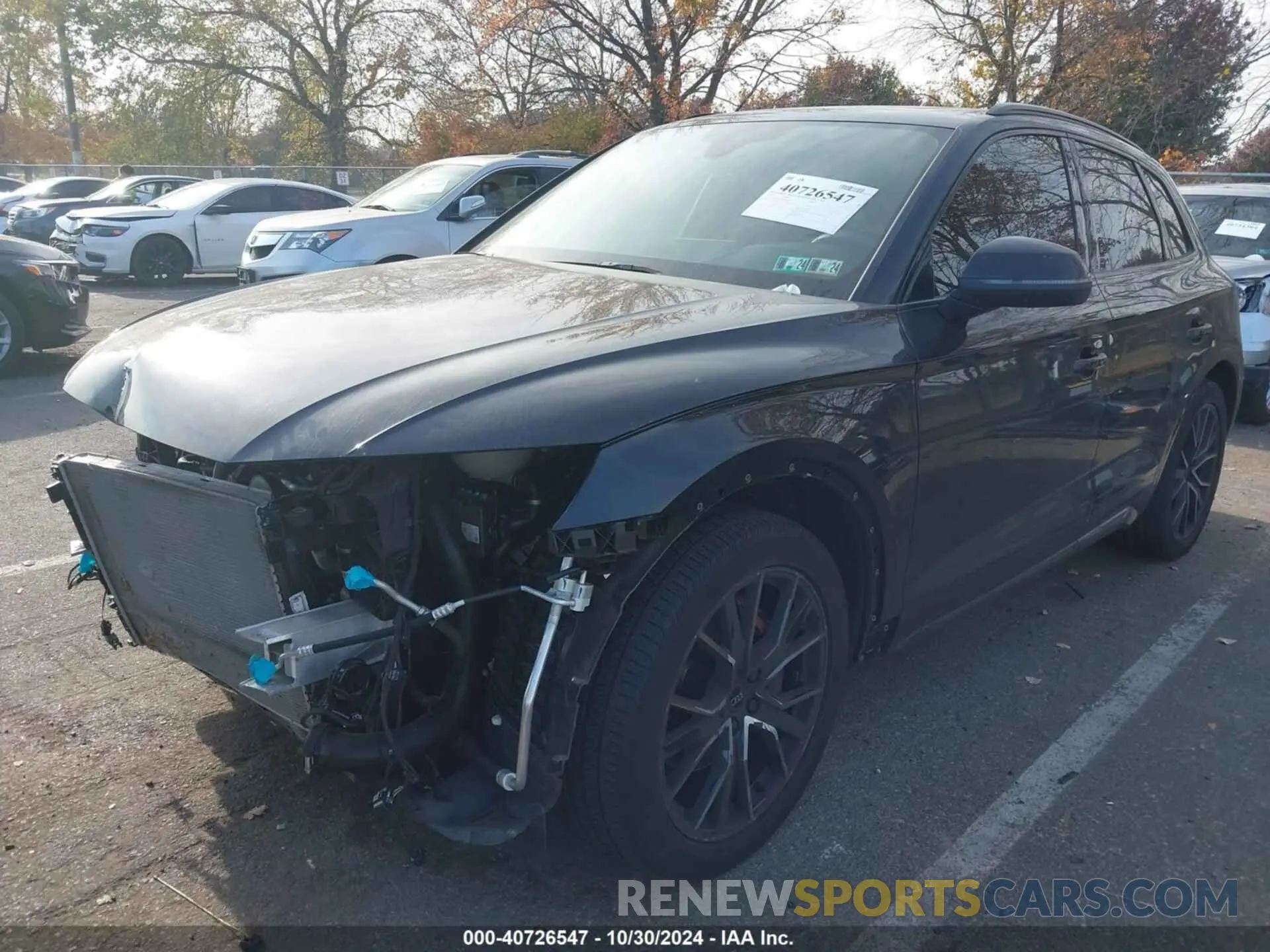 6 fotografías del automóvil dañado WA1C4AFY9M2024659 AUDI SQ5 2021