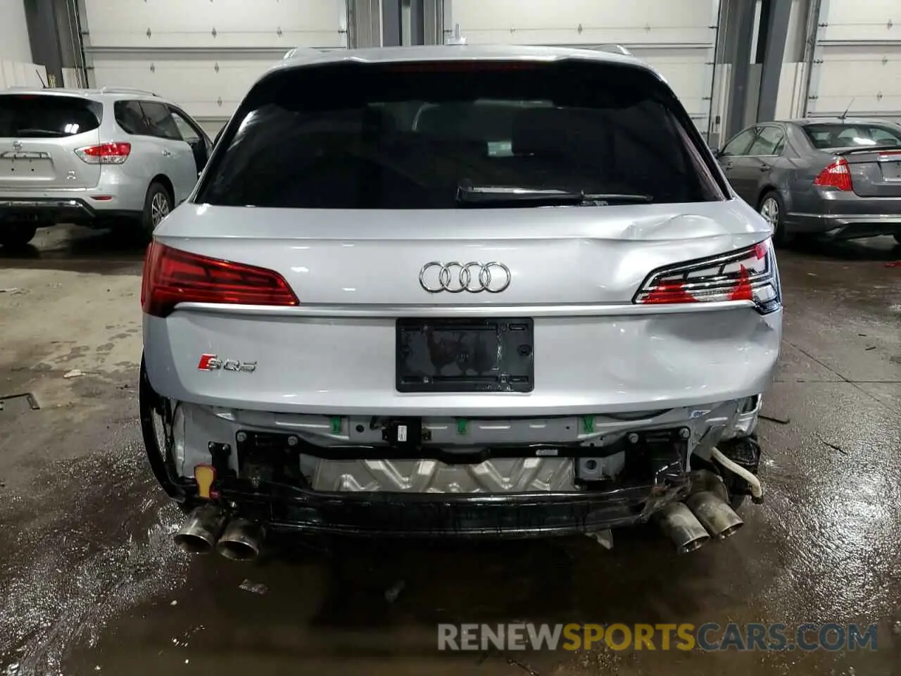 6 fotografías del automóvil dañado WA1A4AFY0N2101315 AUDI SQ5 2022