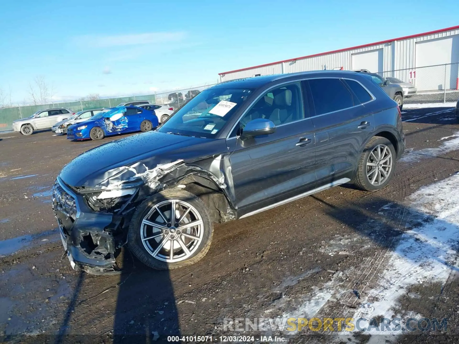 2 fotografías del automóvil dañado WA1B4AFY5N2105199 AUDI SQ5 2022