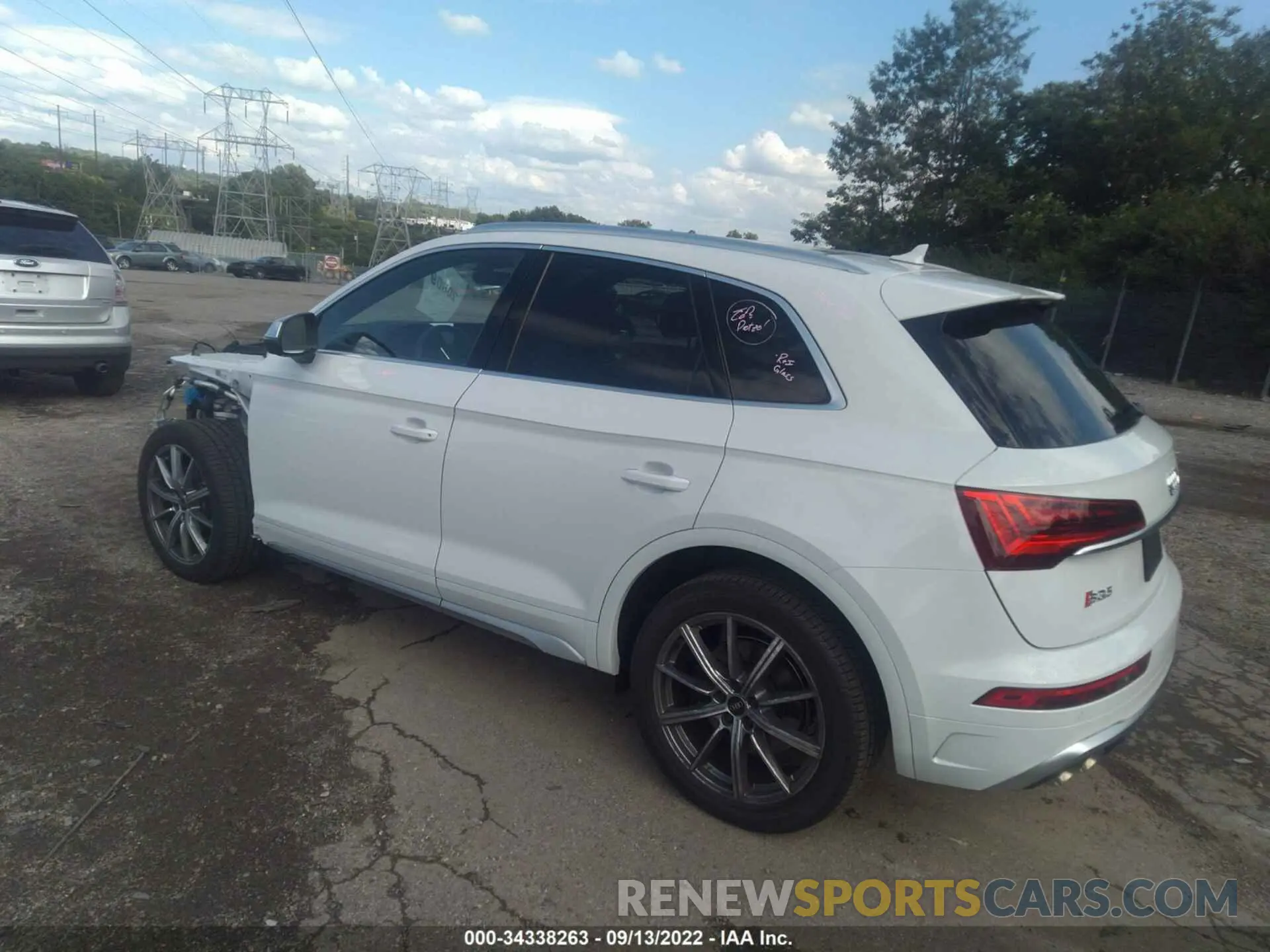 3 fotografías del automóvil dañado WA1B4AFY5N2118521 AUDI SQ5 2022