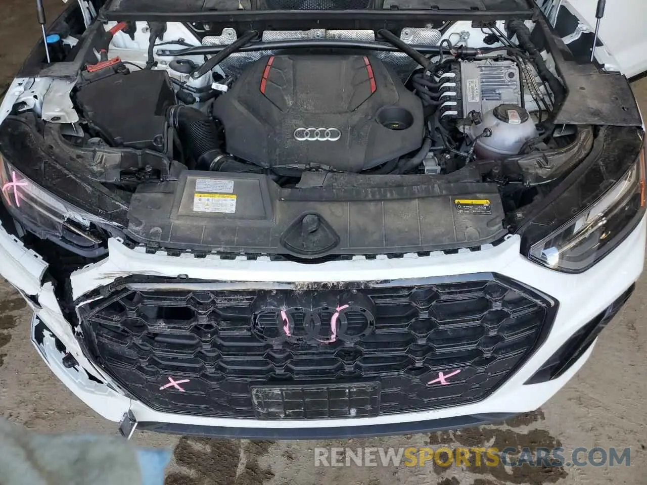11 fotografías del automóvil dañado WA1B4AFY6N2125641 AUDI SQ5 2022