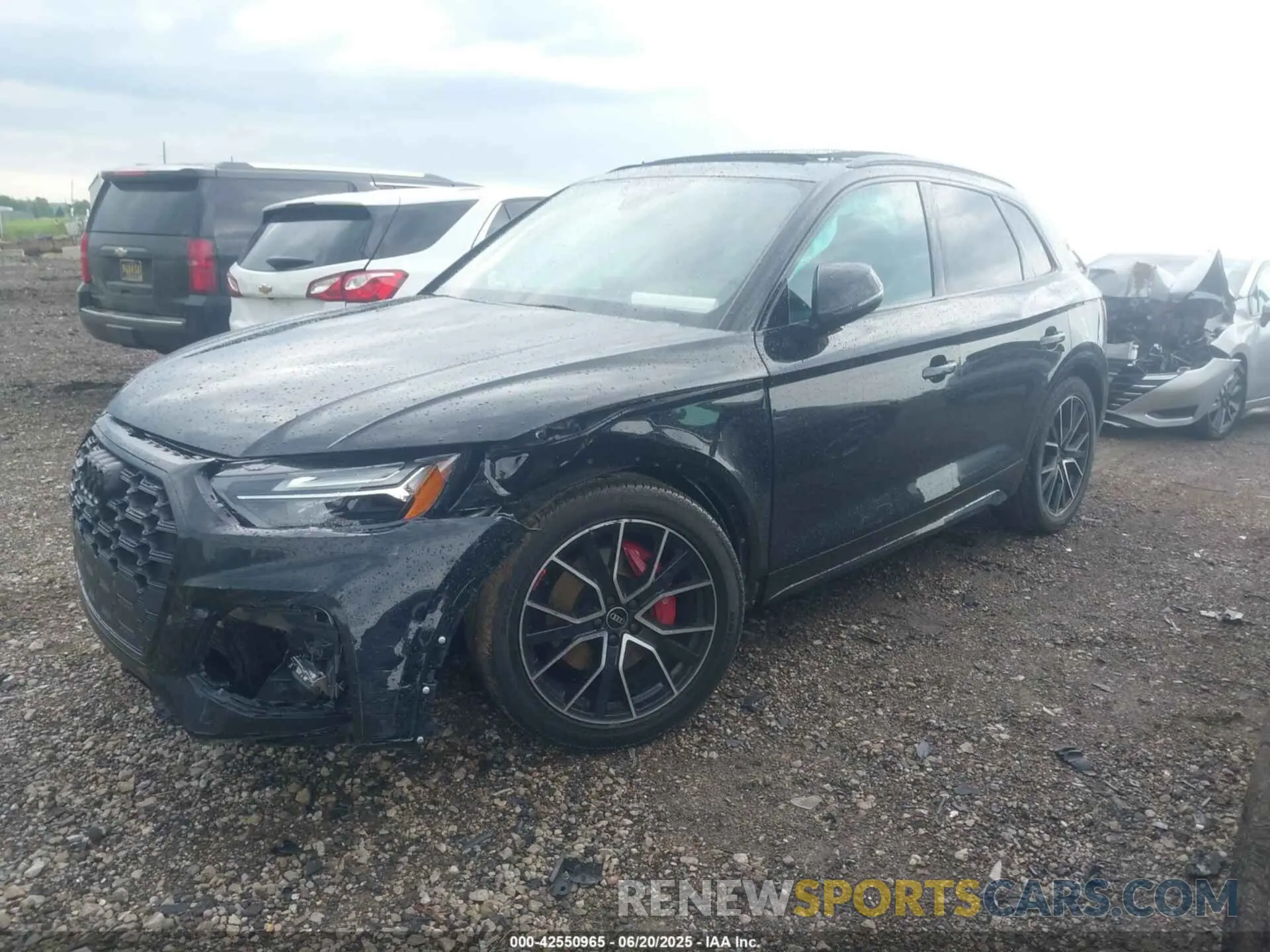 2 fotografías del automóvil dañado WA1B4AFY7N2030411 AUDI SQ5 2022