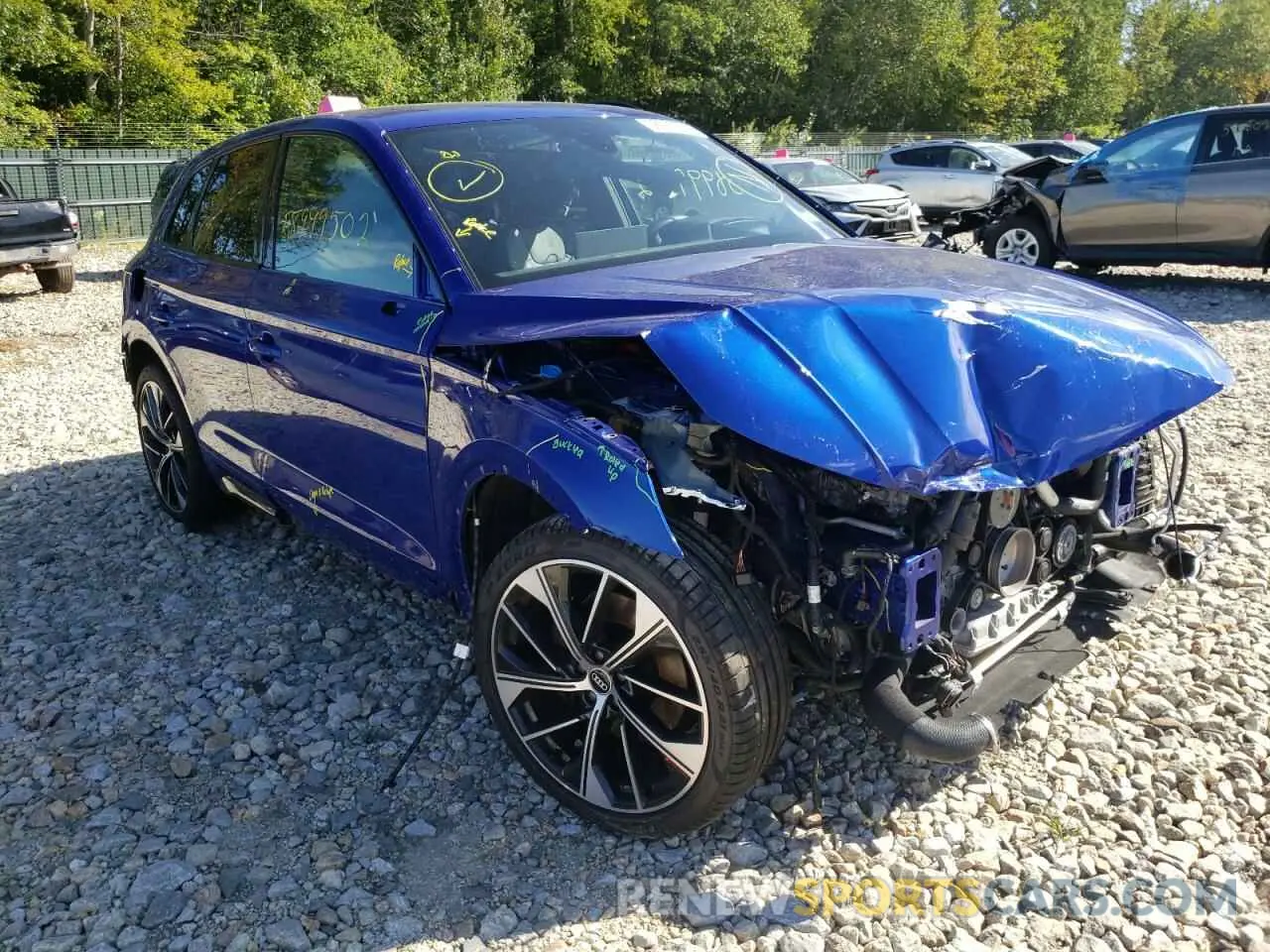 1 fotografías del automóvil dañado WA1C4AFY2N2035570 AUDI SQ5 2022