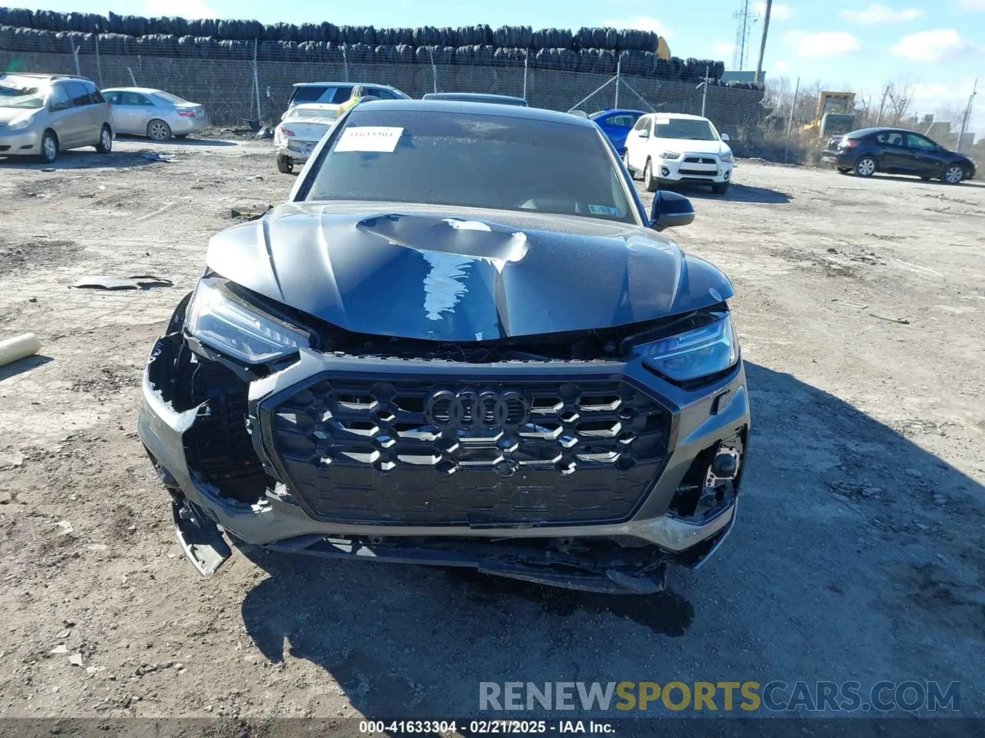 12 fotografías del automóvil dañado WA1C4AFY3N2033696 AUDI SQ5 2022