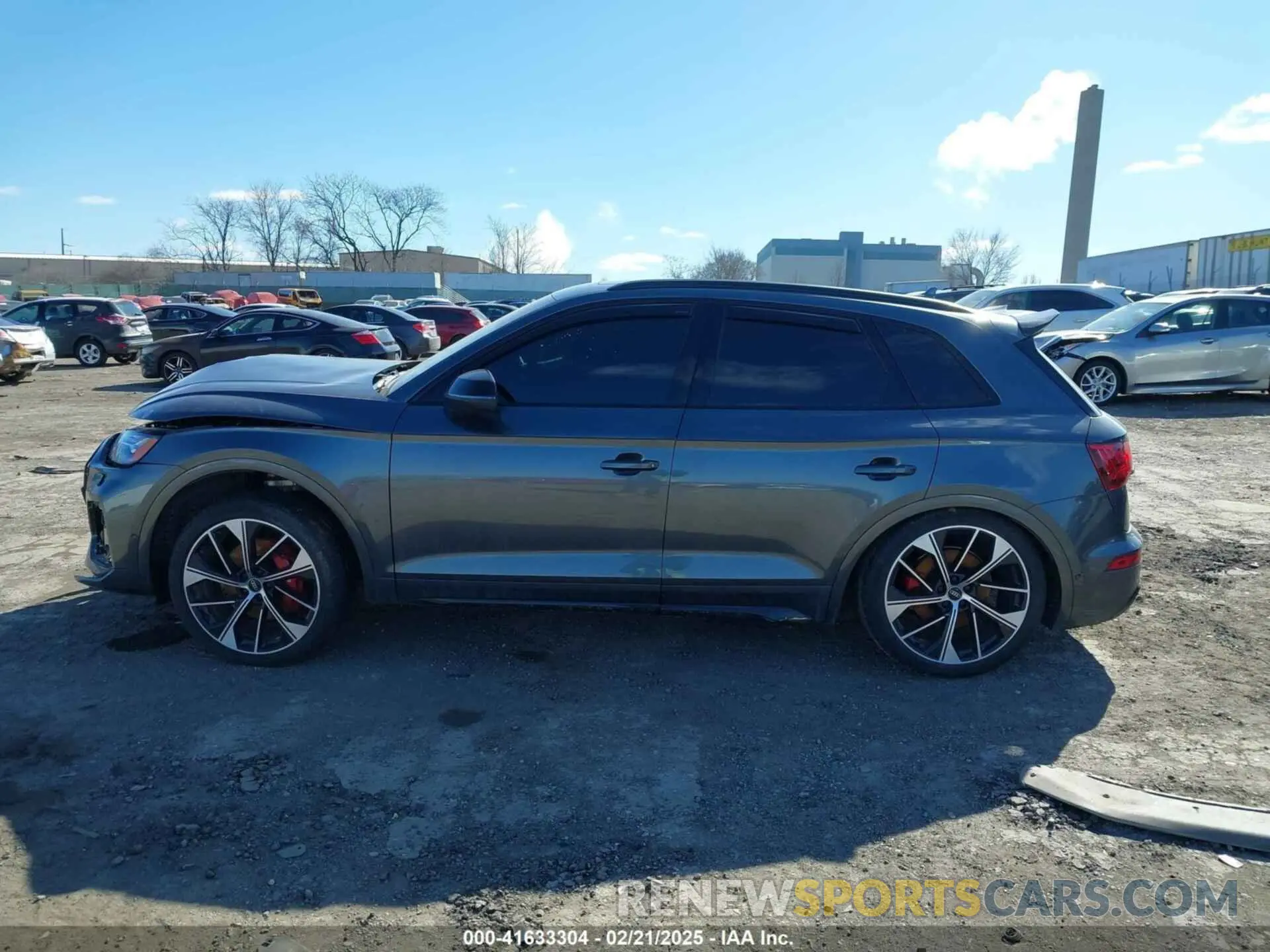 14 fotografías del automóvil dañado WA1C4AFY3N2033696 AUDI SQ5 2022