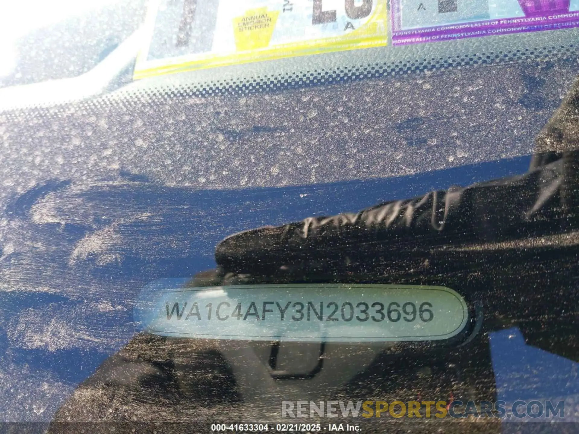 9 fotografías del automóvil dañado WA1C4AFY3N2033696 AUDI SQ5 2022