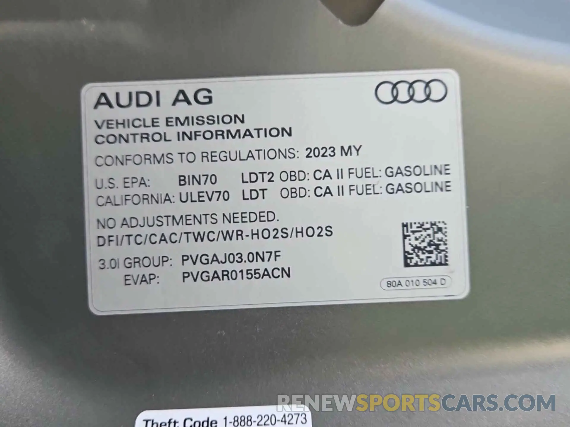 11 fotografías del automóvil dañado WA134BFY3P2033254 AUDI SQ5 2023