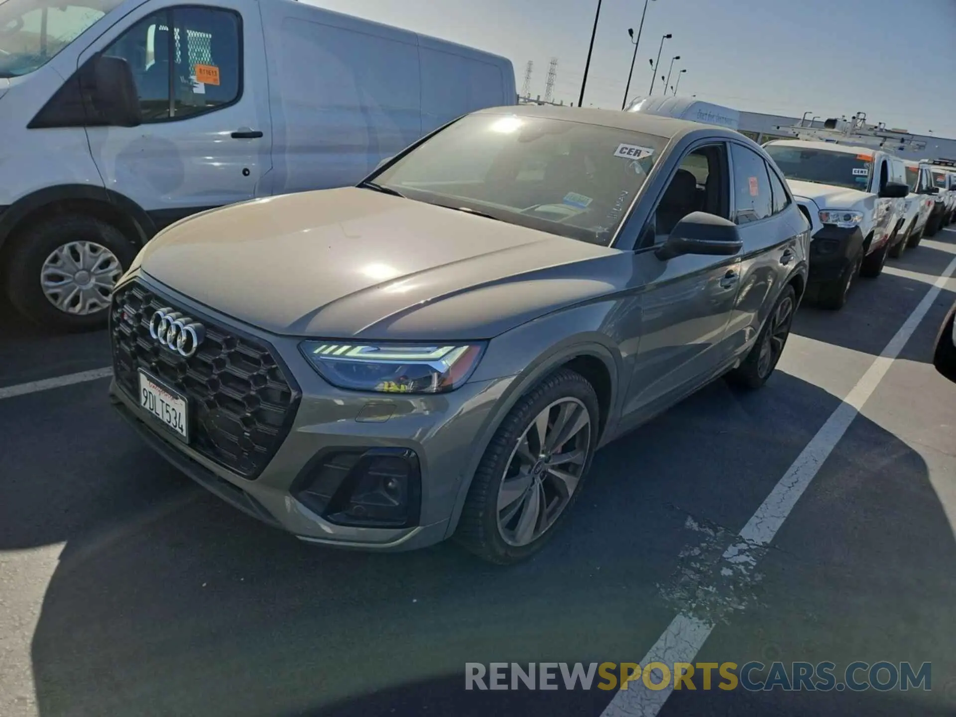 2 fotografías del automóvil dañado WA134BFY3P2033254 AUDI SQ5 2023