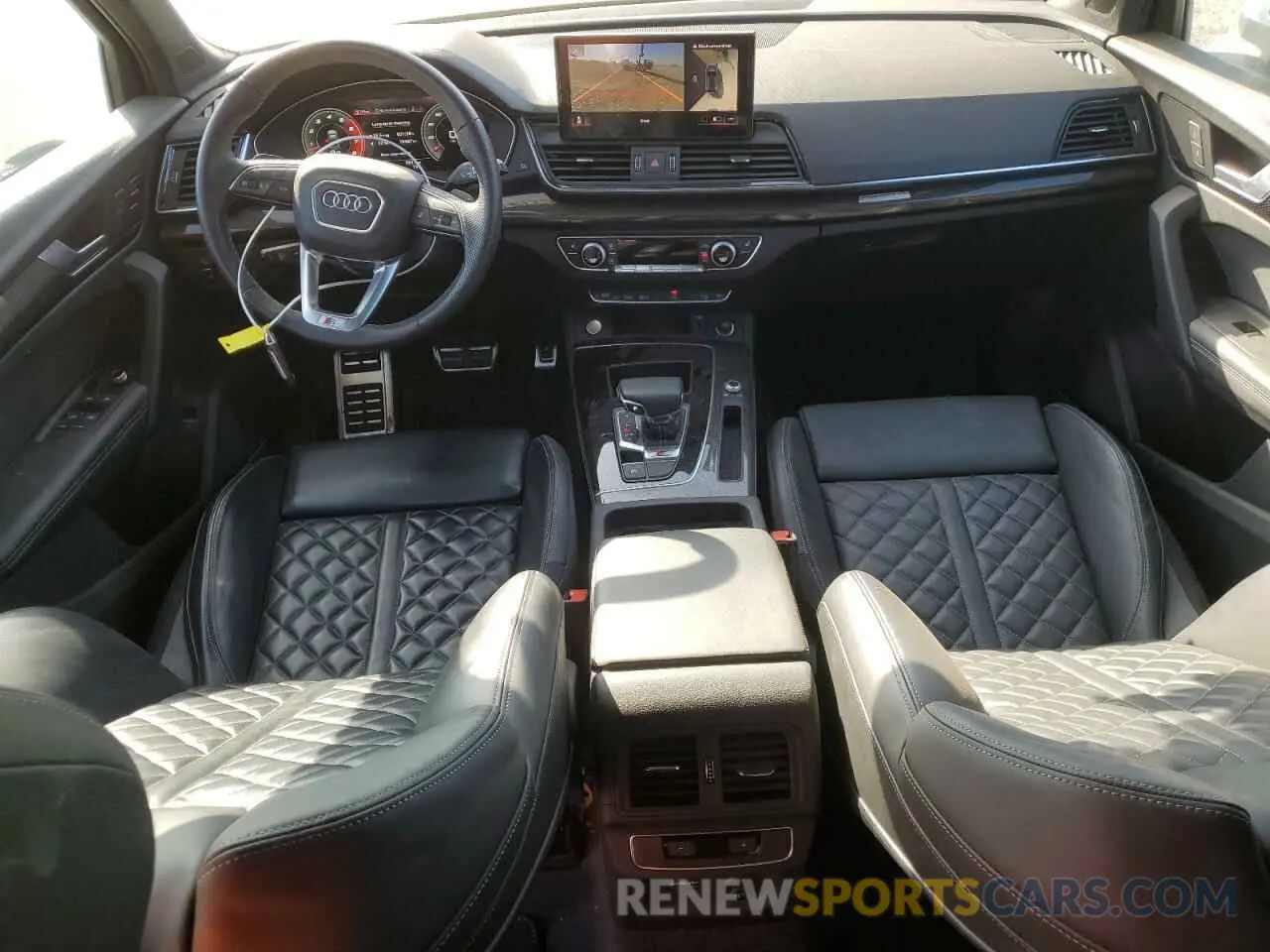 8 fotografías del automóvil dañado WA1B4AFY1P2026504 AUDI SQ5 2023