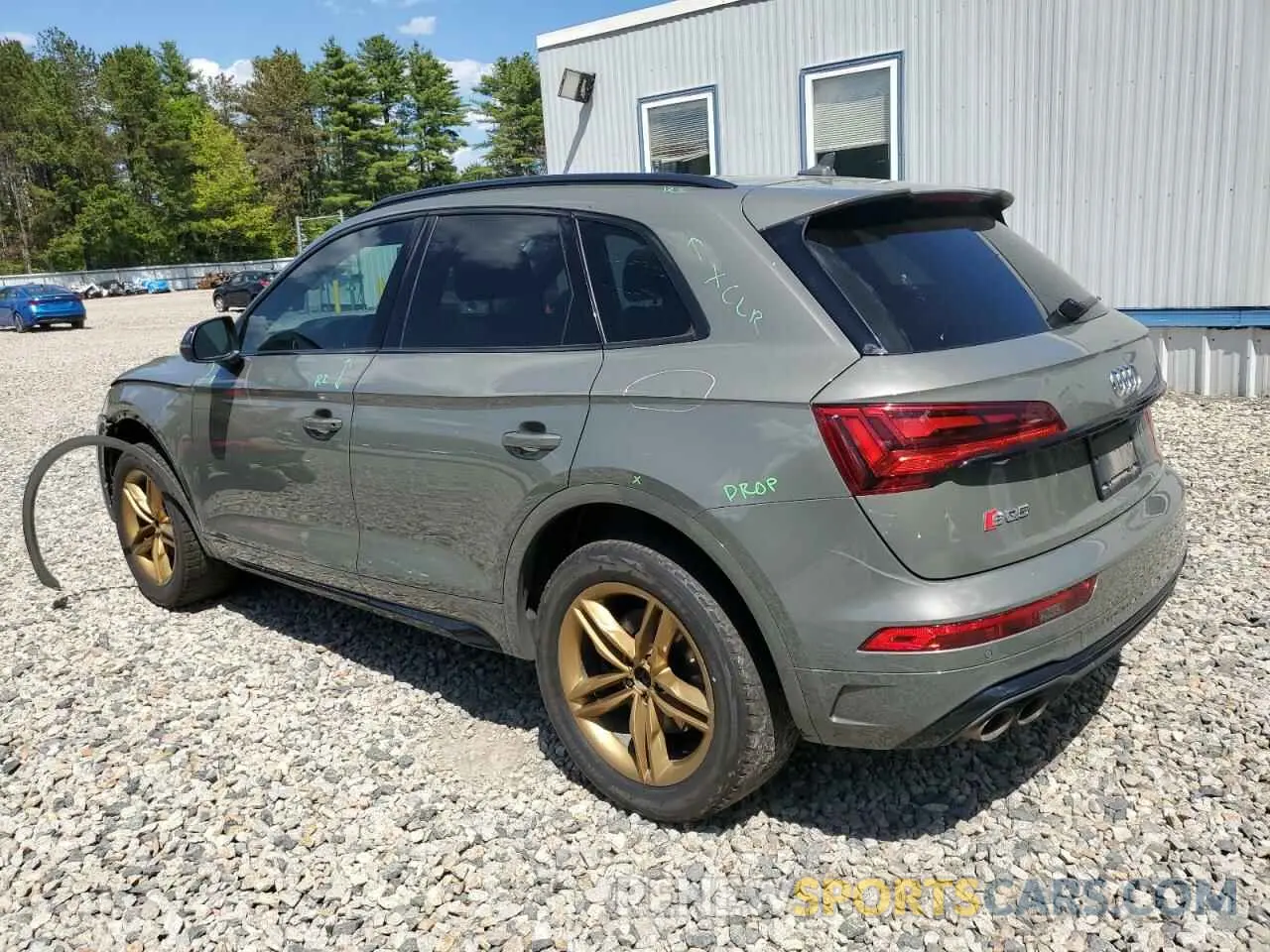 2 fotografías del automóvil dañado WA1B4AFY4P2083151 AUDI SQ5 2023