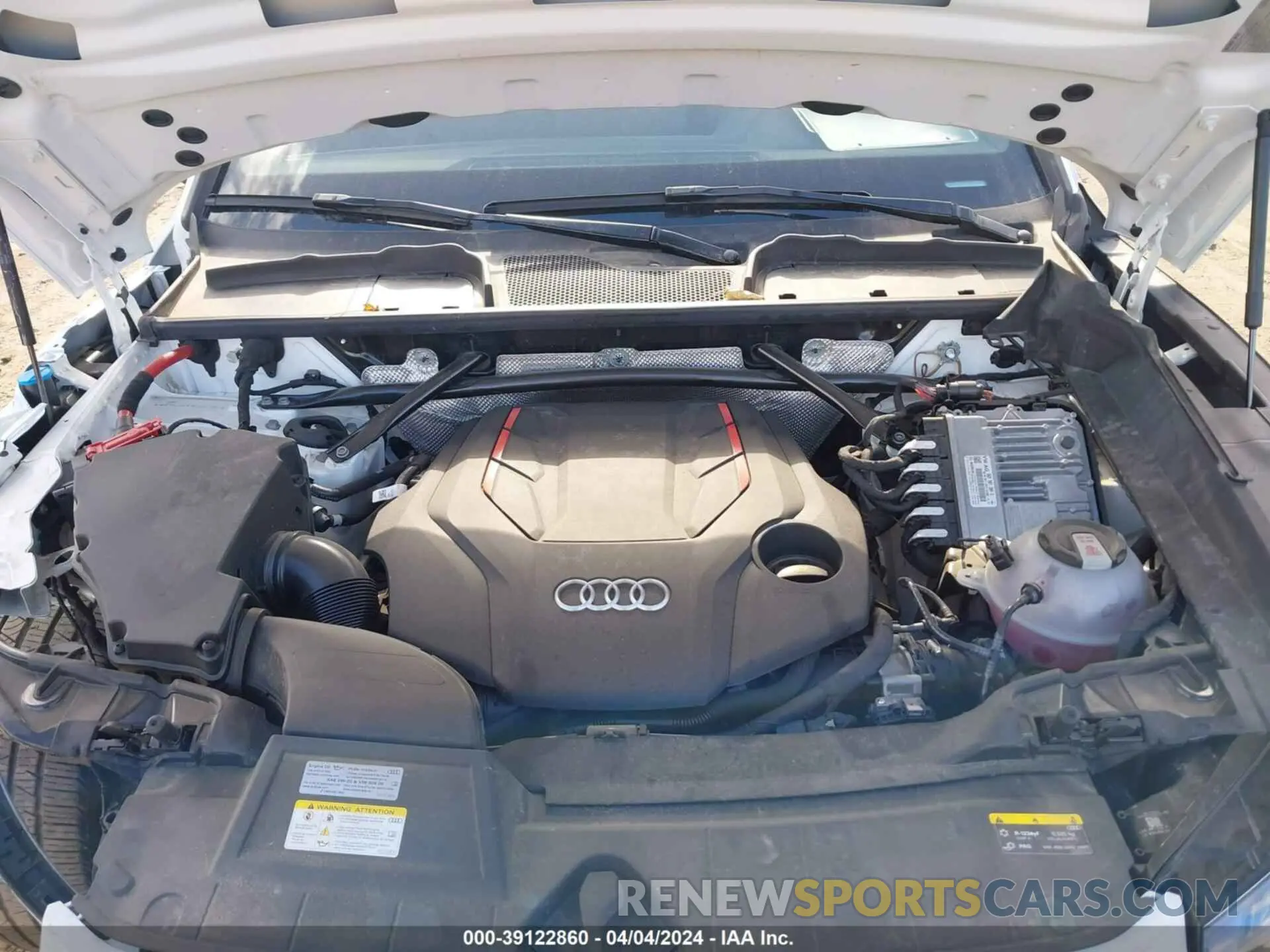10 fotografías del automóvil dañado WA1B4AFY7P2003972 AUDI SQ5 2023