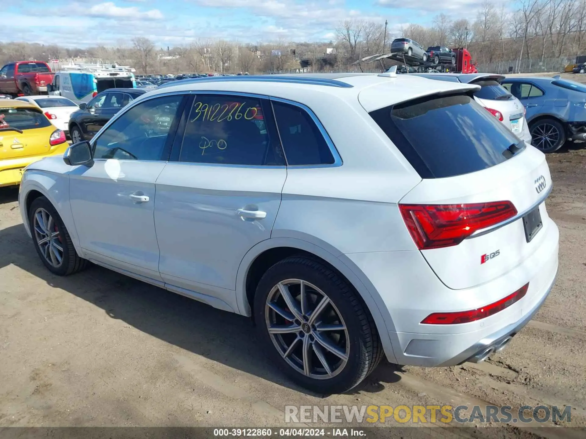 3 fotografías del automóvil dañado WA1B4AFY7P2003972 AUDI SQ5 2023