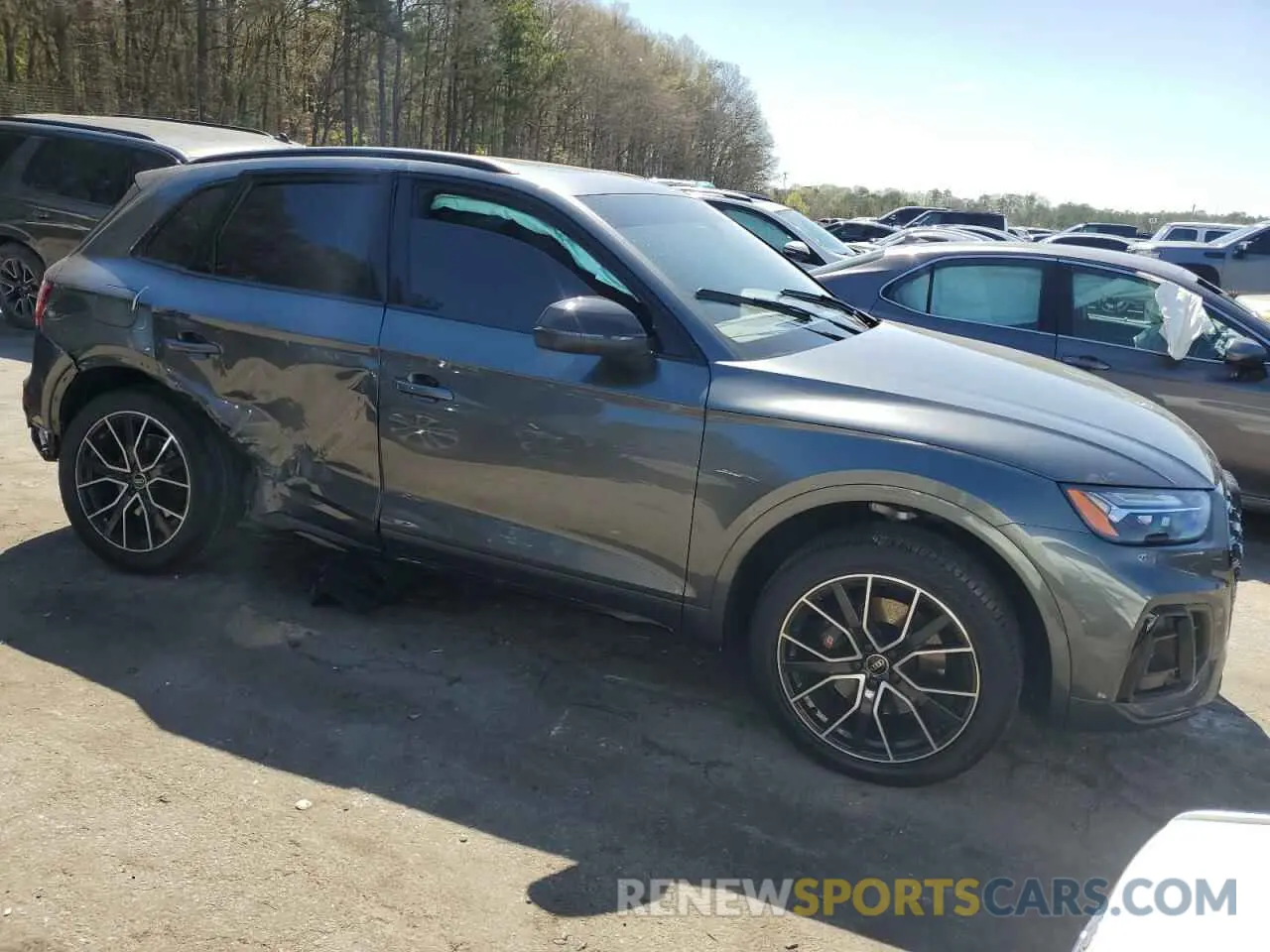 4 fotografías del automóvil dañado WA1B4AFY1R2035223 AUDI SQ5 2024