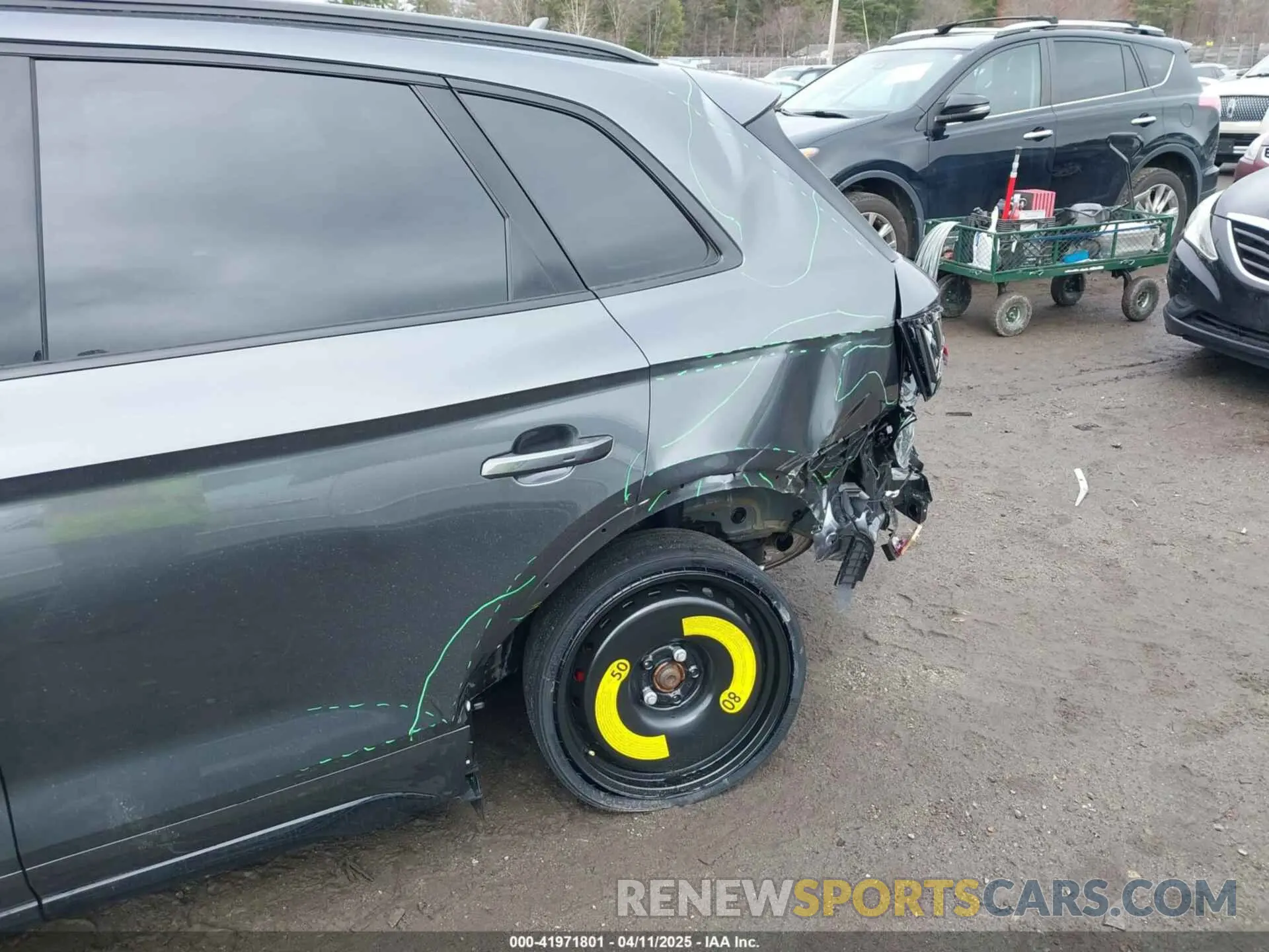 20 fotografías del automóvil dañado WA1B4AFY6S2052377 AUDI SQ5 2025