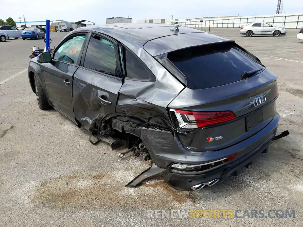 3 fotografías del automóvil dañado WA124AFY1M2083412 AUDI SQ5 SPORTB 2021