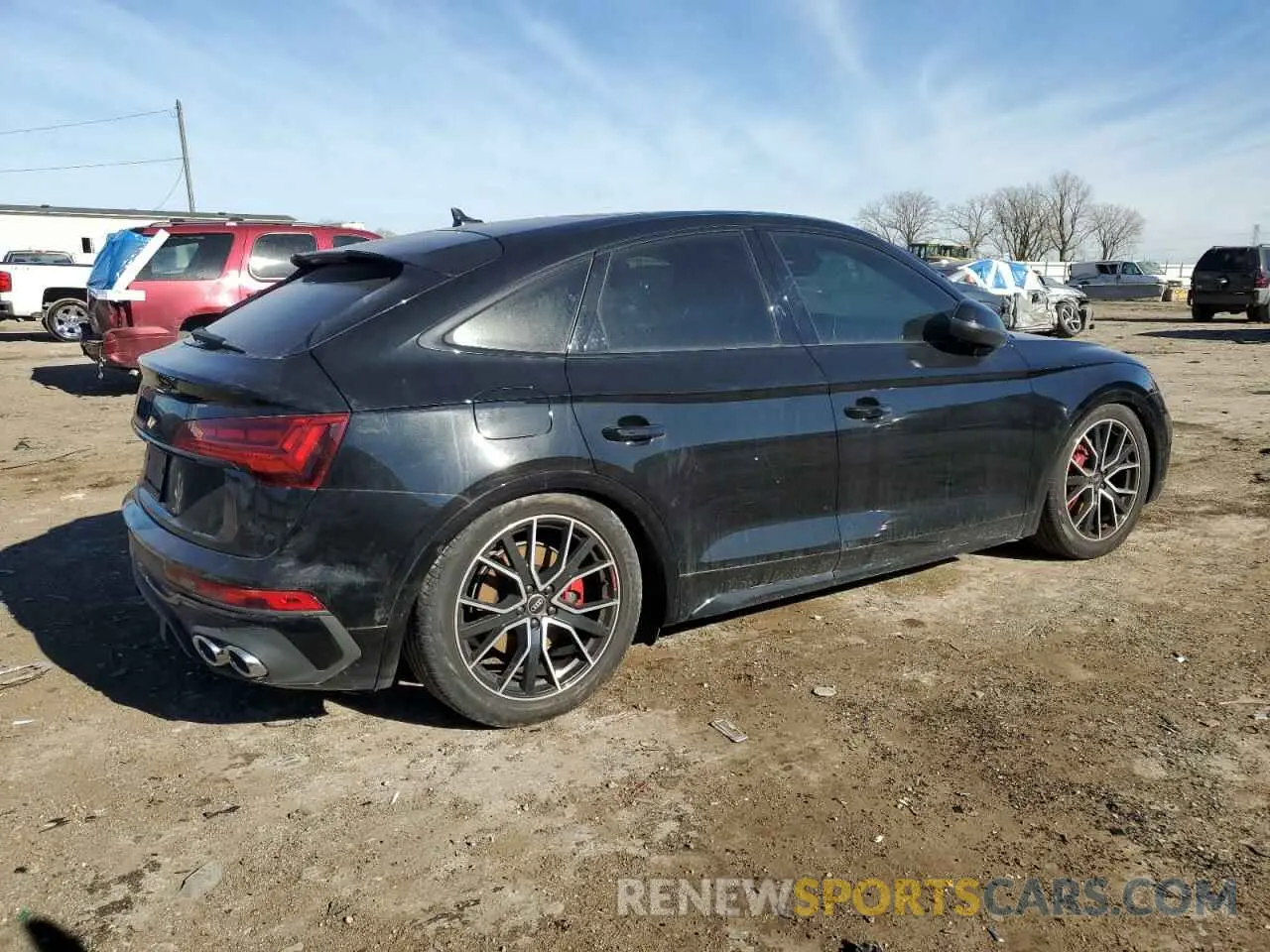 3 fotografías del automóvil dañado WA134AFYXP2022021 AUDI SQ5 SPORTB 2023