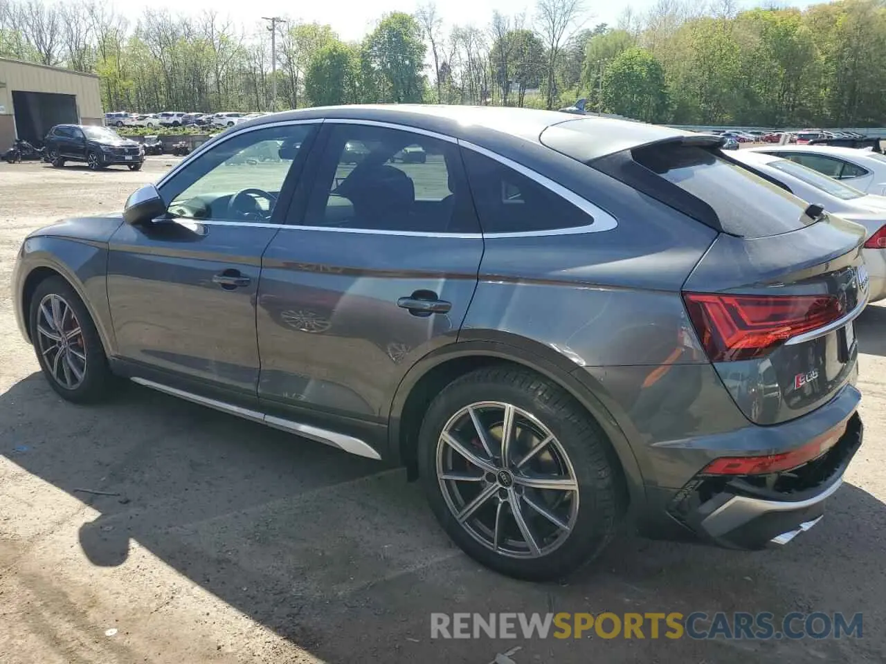 2 fotografías del automóvil dañado WA124AFY5S2055870 AUDI SQ5 SPORTB 2025